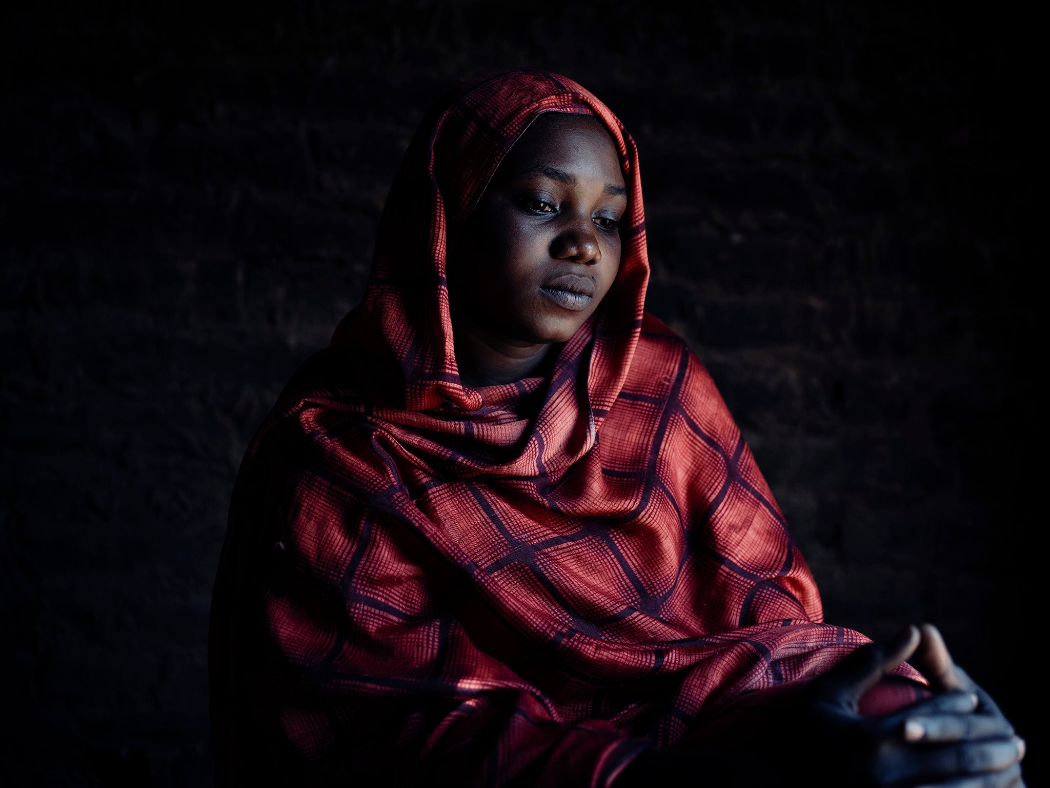 Rahamat left Ghabsha village in east Darfur in 2004, aged two. Her mother says Janjaweed militia massacred the villagers