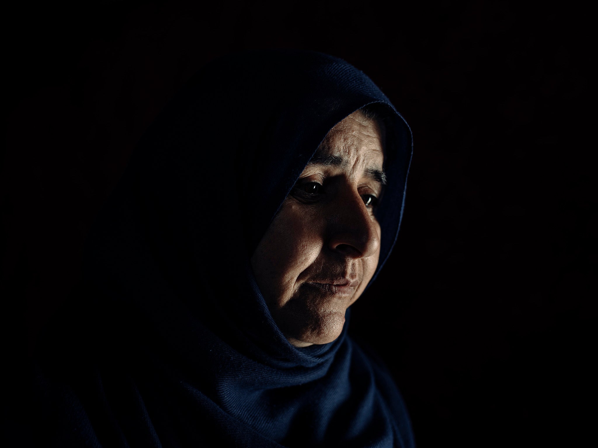 Hanan Jarah fled her home in Reef Dimashq, Syria, in 2013 after the rear of her house was shelled