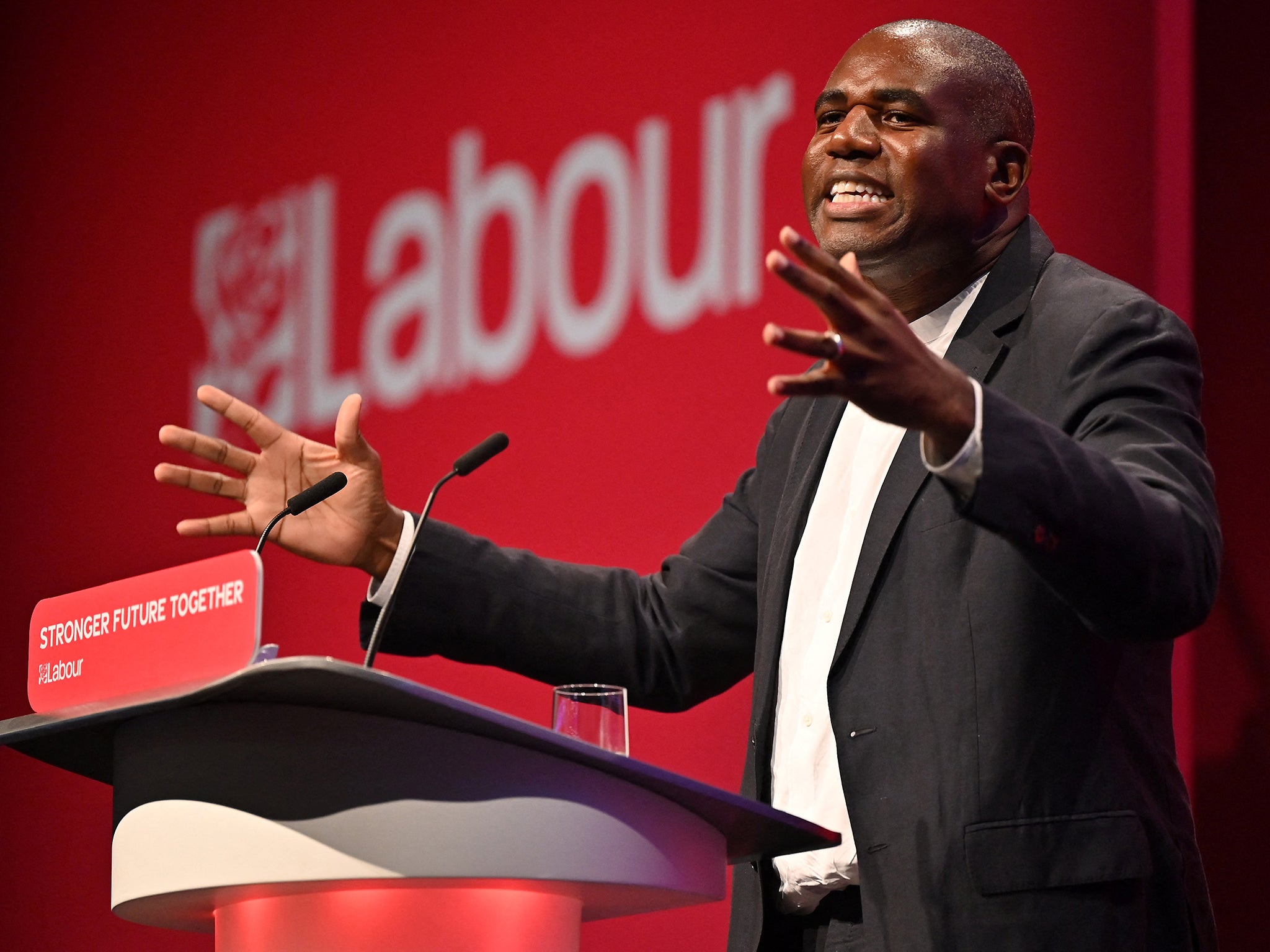 Mr Lammy also described his belief in a “rainbow coalition approach to politics”