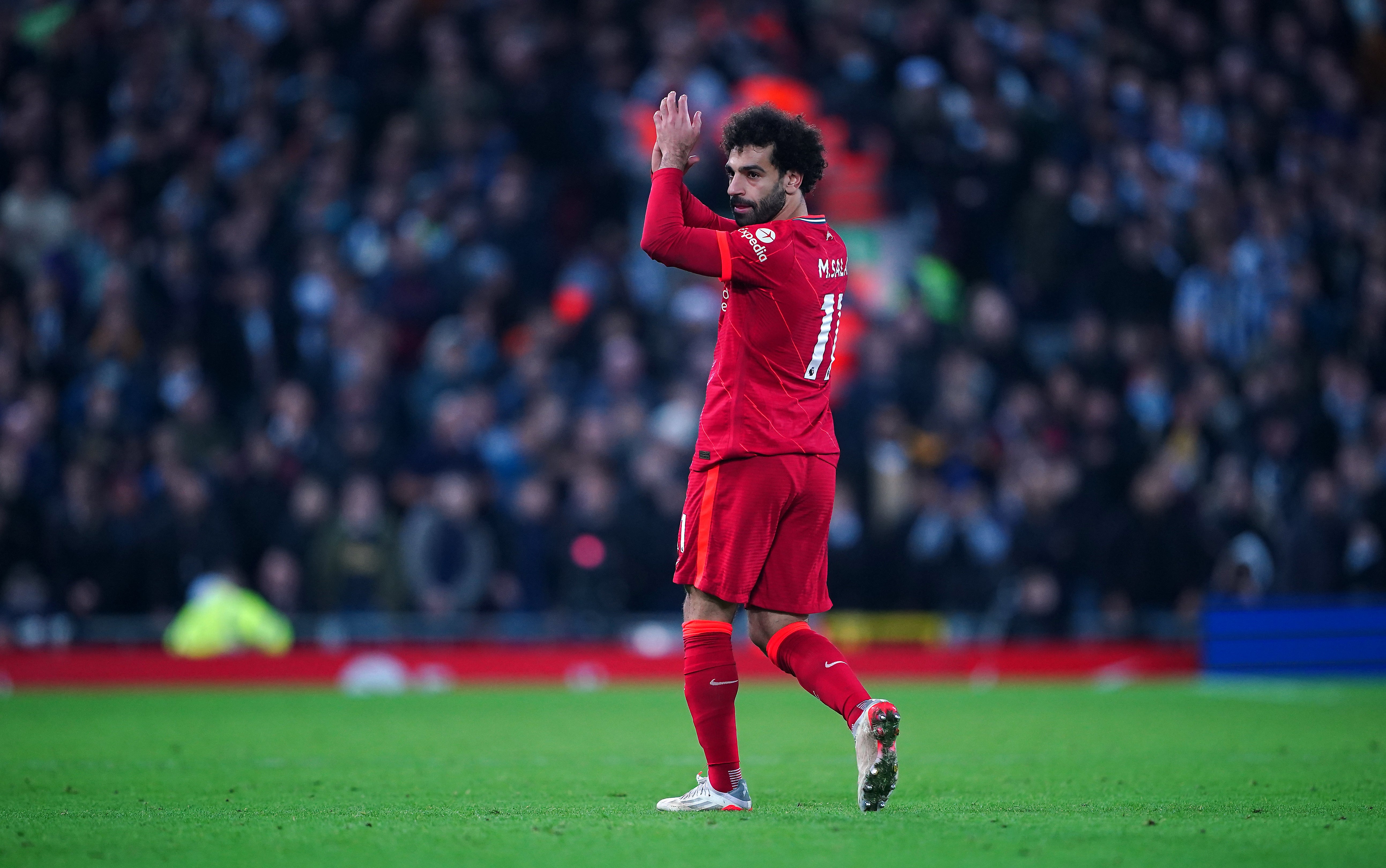 Liverpool’s Premier League top scorer Mohamed Salah heads to the Africa Cup of Nations in January (Peter Byrne/PA)