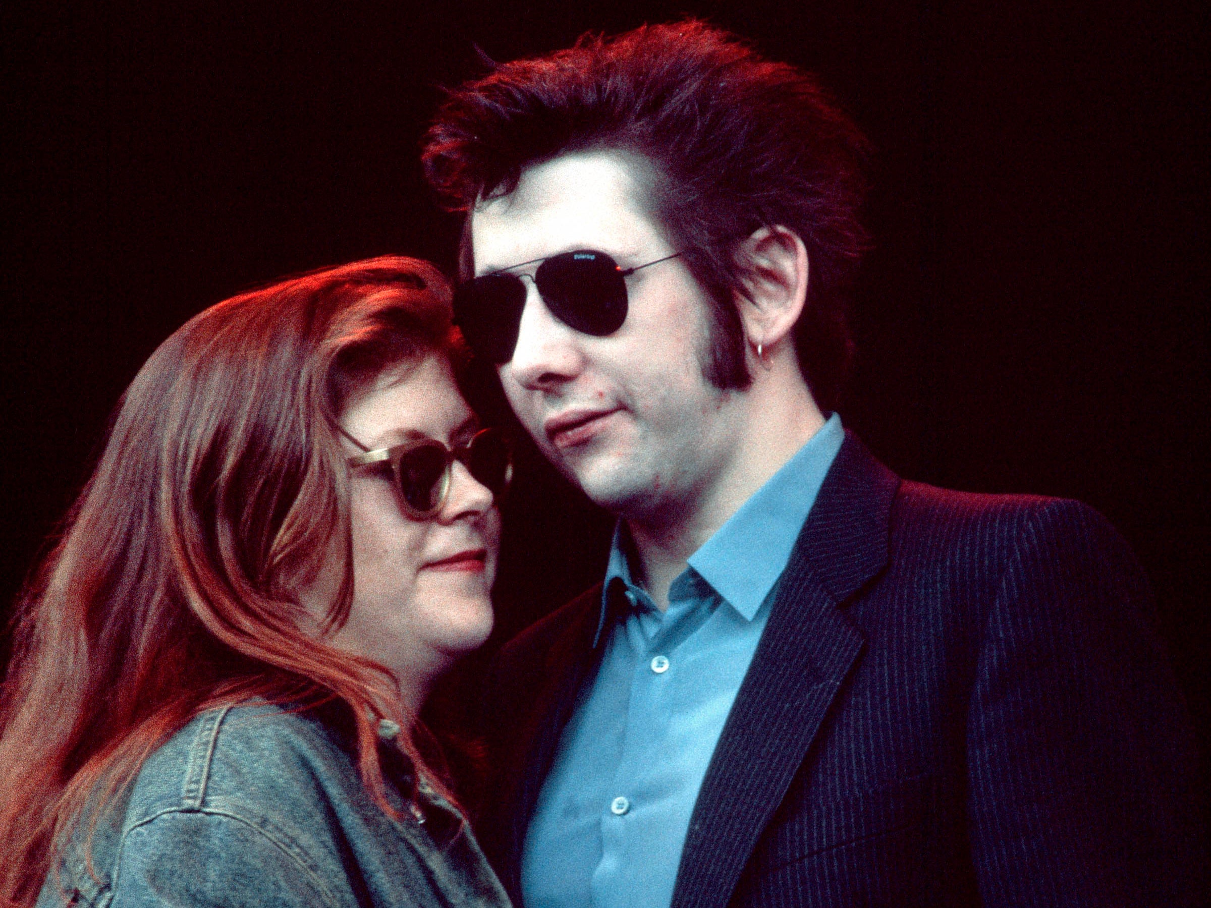 MacGowan with Kirsty MacColl