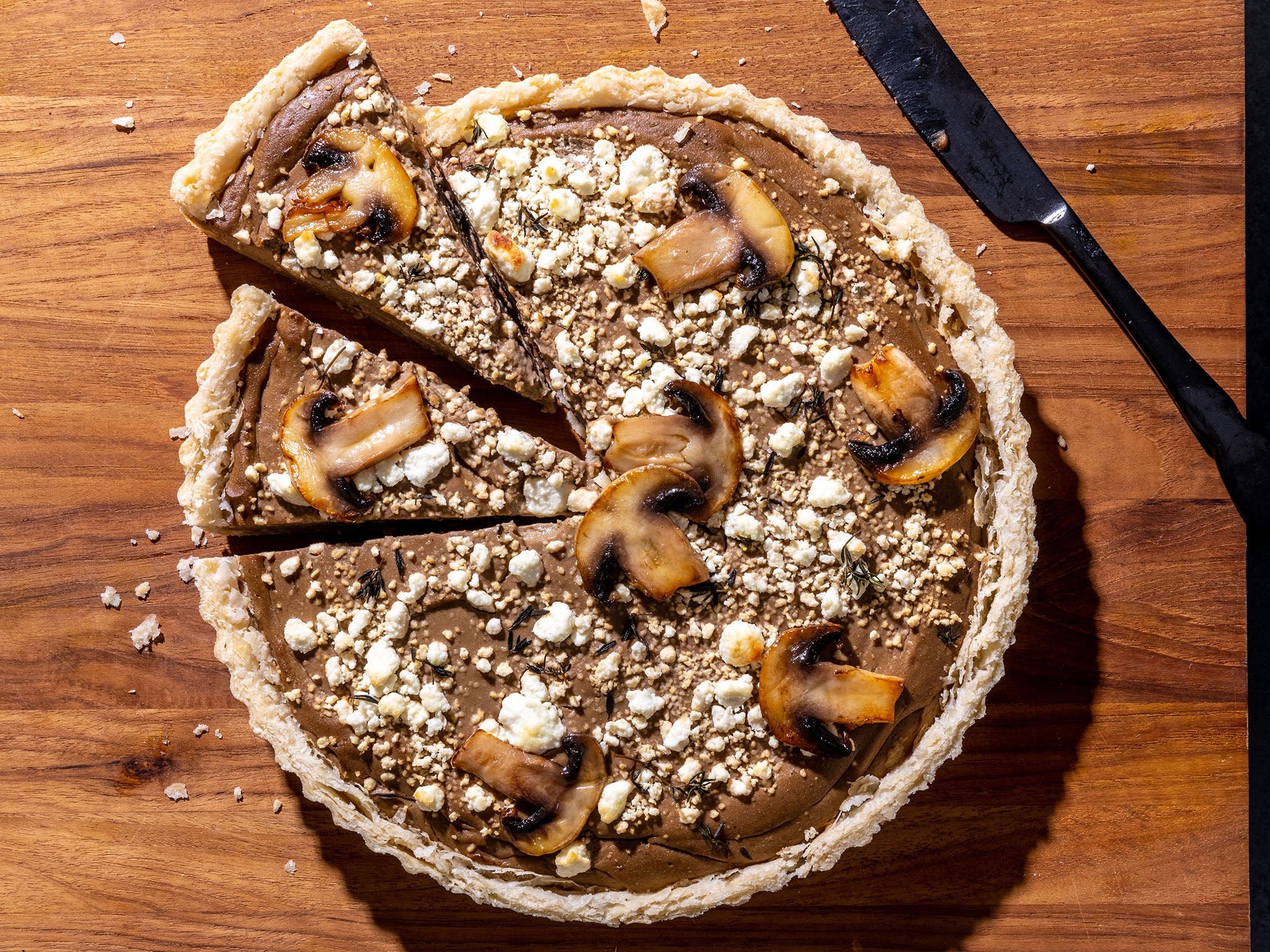 Mushrooms are deeper in flavour, but even lighter