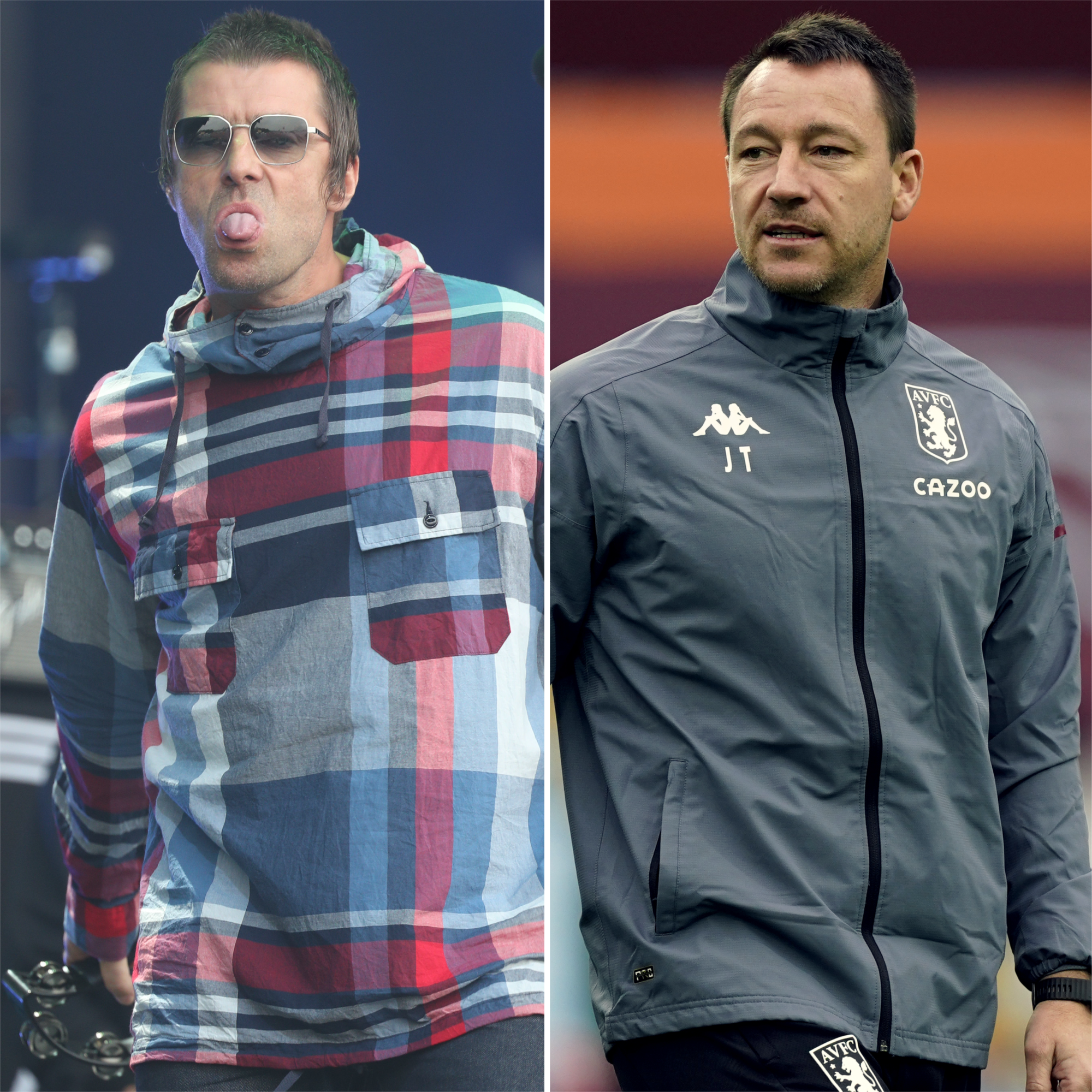 Liam Gallagher and John Terry (Yui Mok/Tim Keeton/PA)