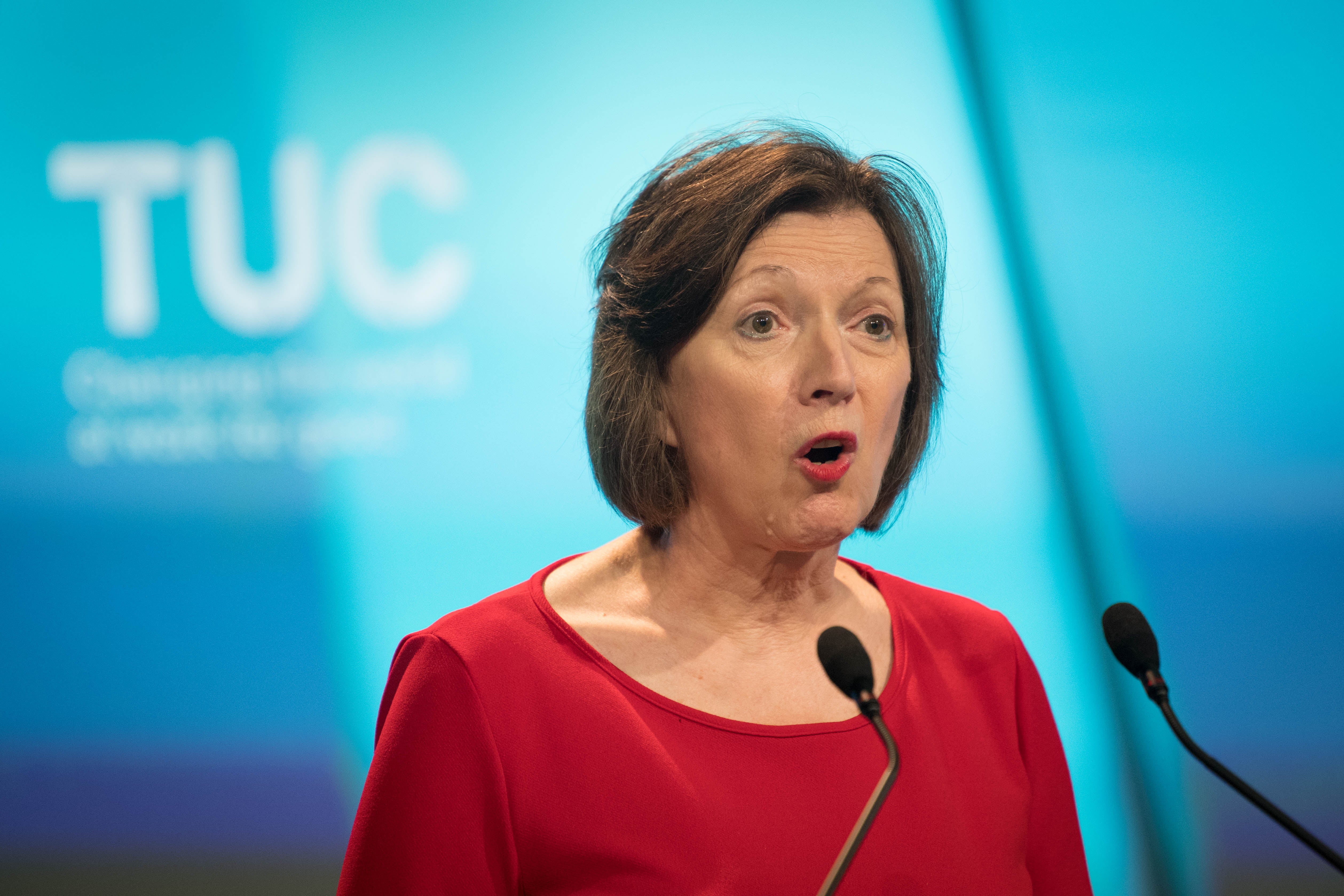 Frances O’Grady, general secretary of the TUC urges PM to tackle wages ‘crisis’ (Stefan Rousseau/PA)