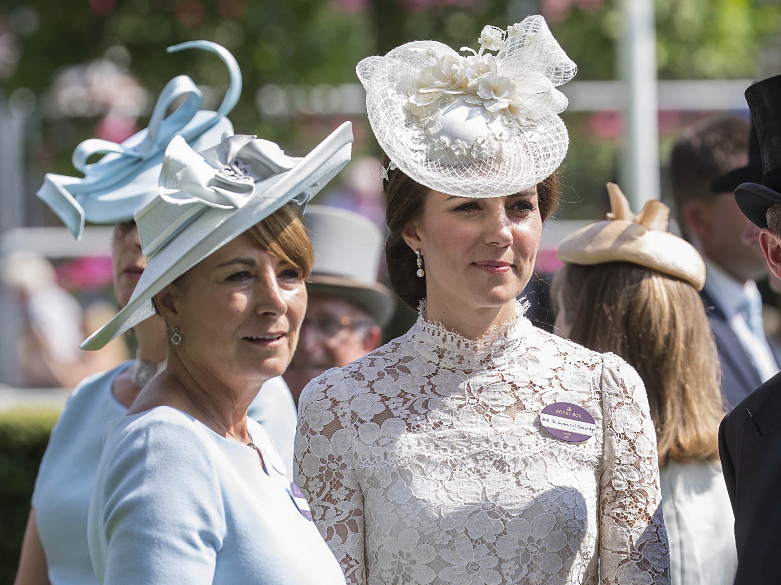 Carole Middleton and the Duchess of Cambridge