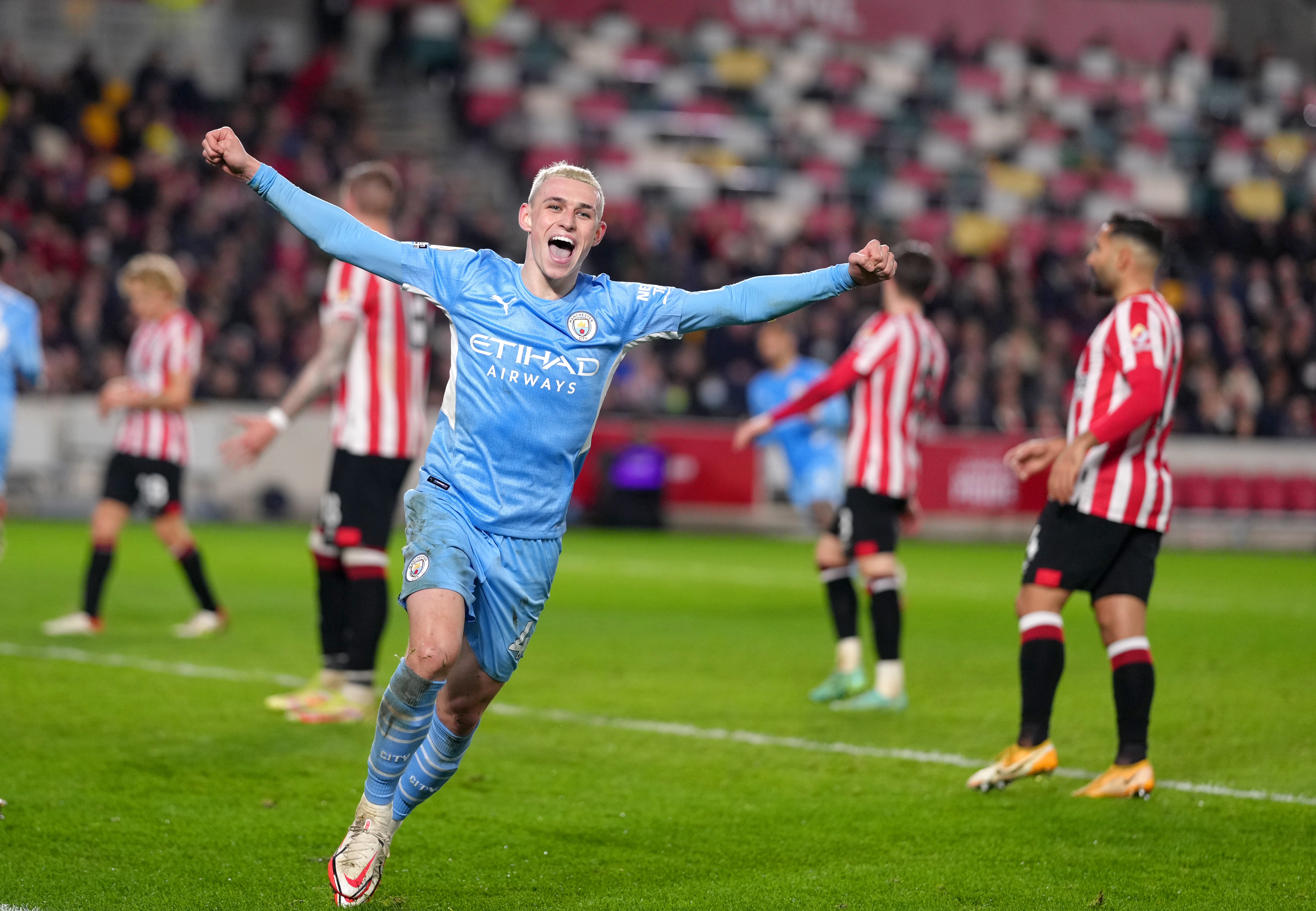 Phil Foden scored Manchester City’s winner (John Walton/PA)