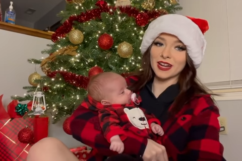 TikTok star Zoe Laverne was criticised after she offered to sell photos of her newborn baby online