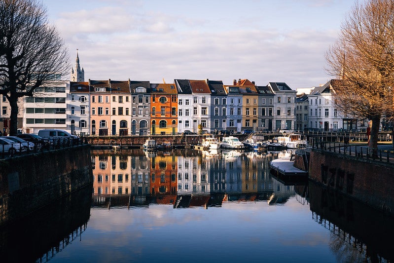 Ghent’s student quarter by day