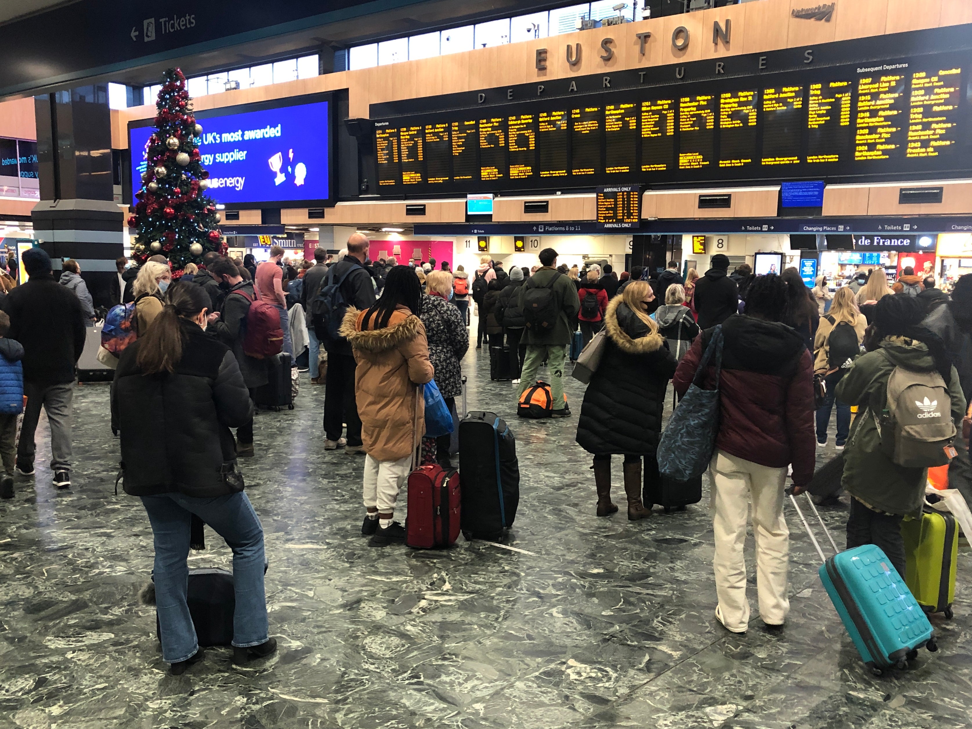 Action station: Euston, the London terminus for the West Coast main line