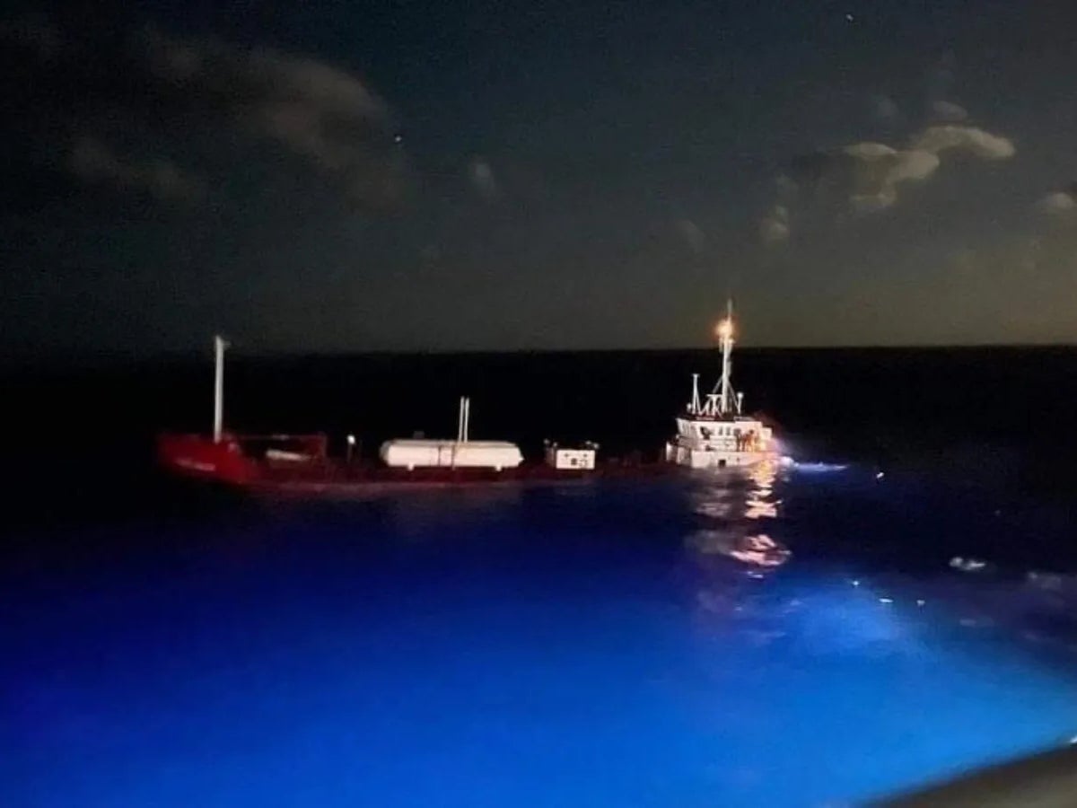 A $51m superyacht owned by multimillionaire JR Ridinger rear-ended and sunk a gas tanker in the Bahamas on Christmas Eve