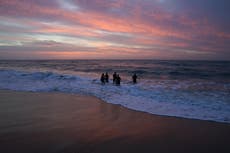 In Pictures: Bracing start to New Year’s Day for sea swimmers