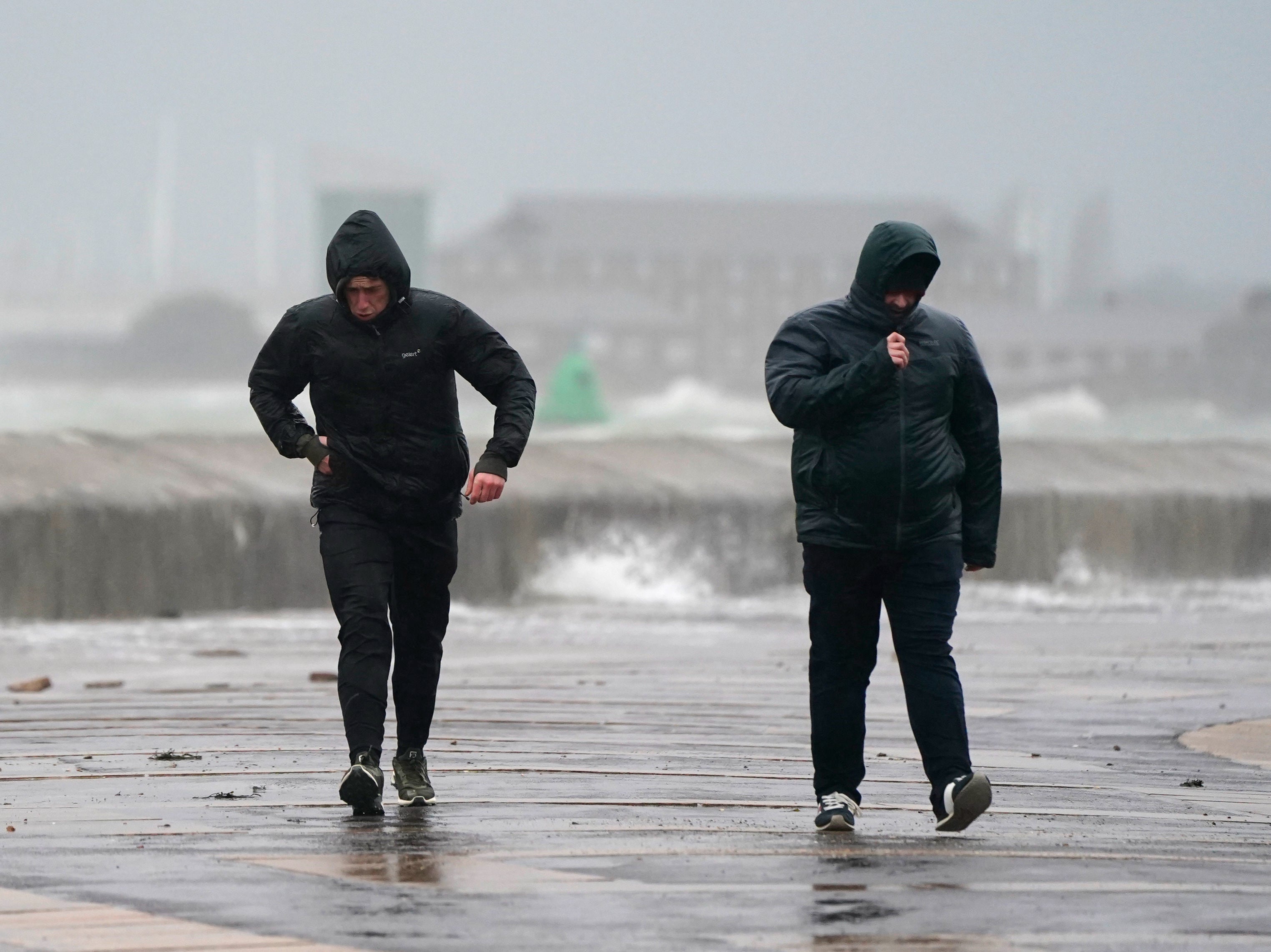 A thunderstorm warning has been issued for parts of southern England and Wales