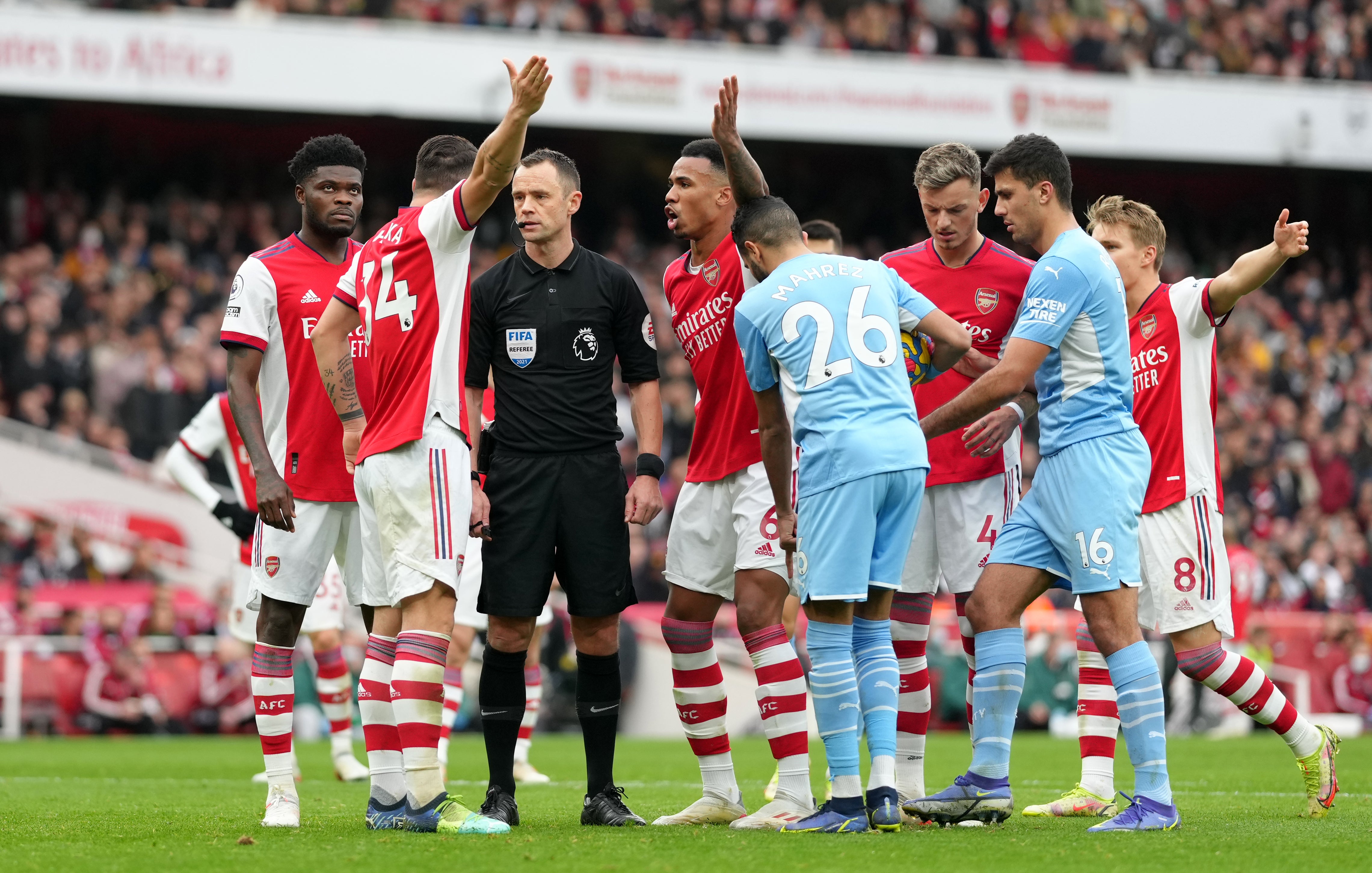 City were awarded a penalty (John Walton/PA)