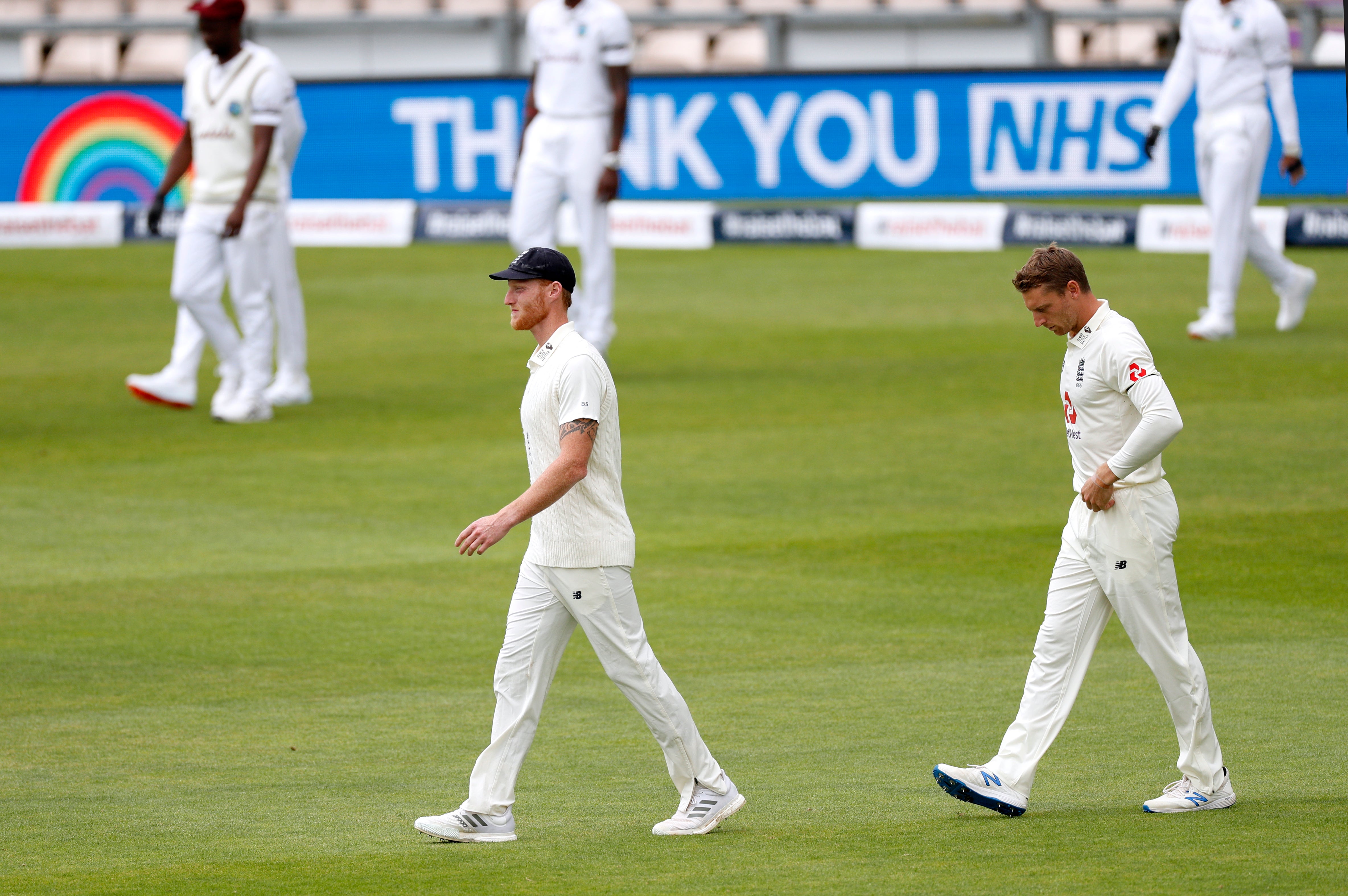 Ben Stokes (left) has captained England on one previous occasion in a Test match (Adrian Dennis/NMC Pool/PA).