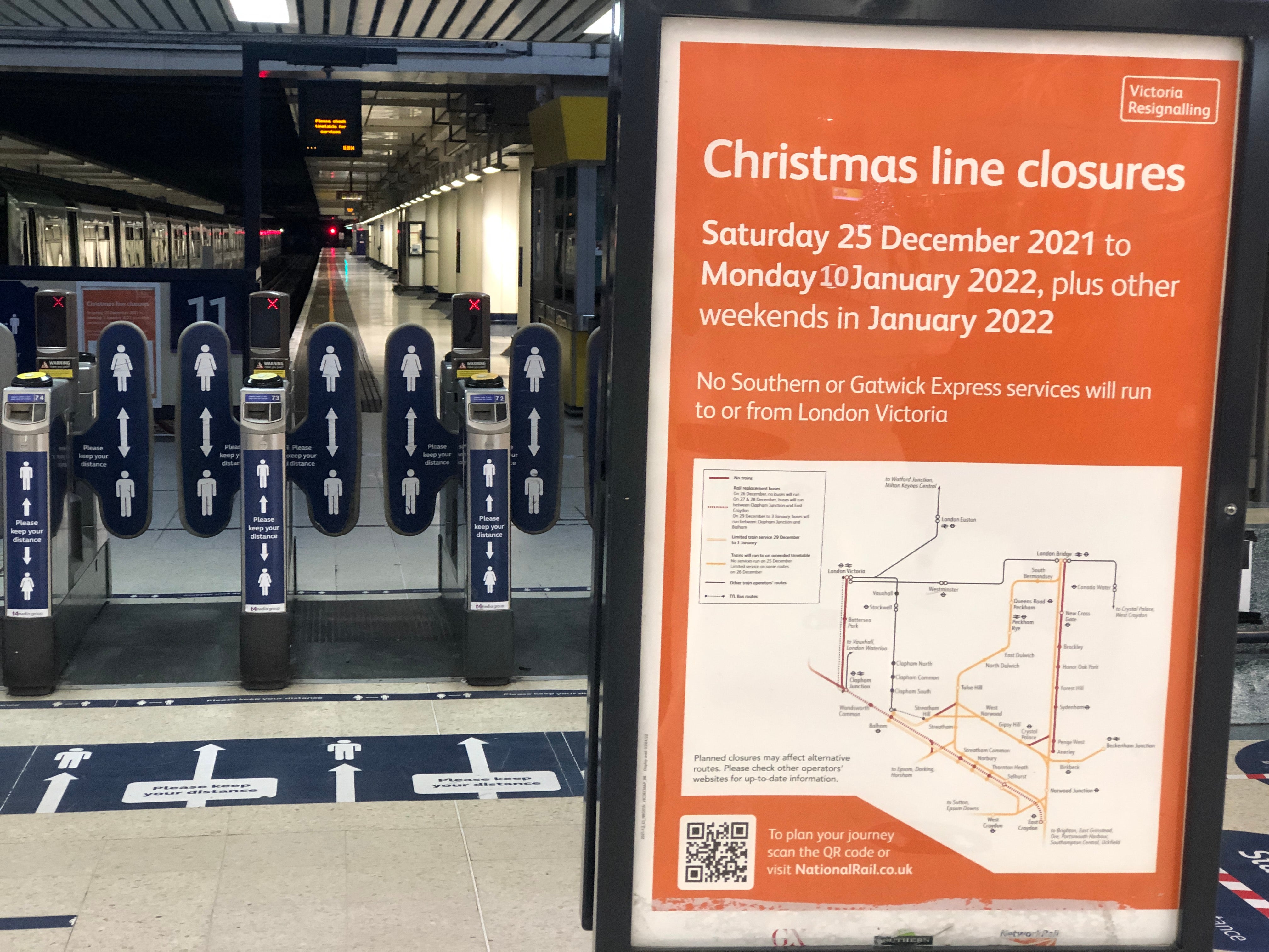 Going nowhere: the Southern platforms at London Victoria