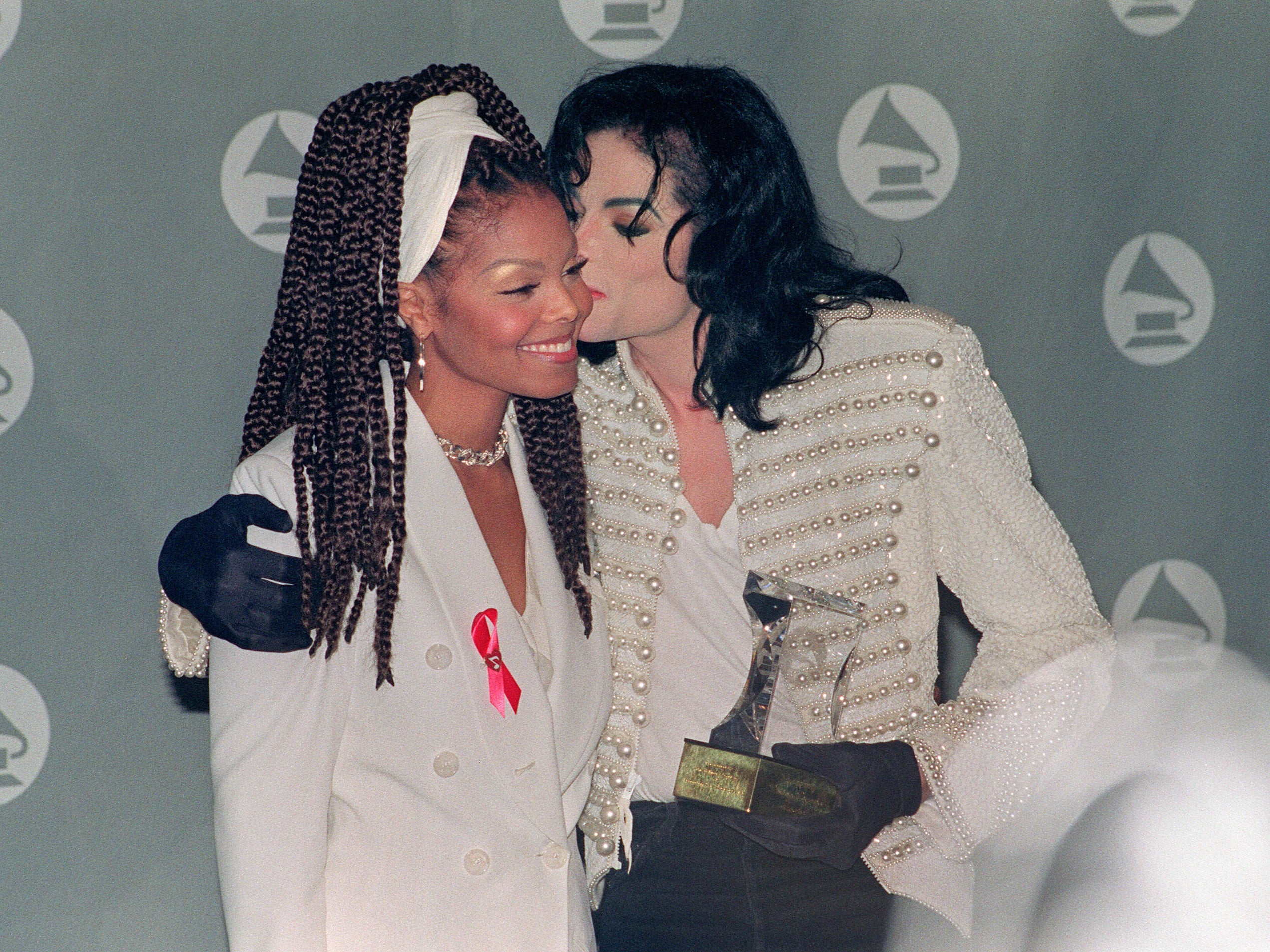 Janet and Michael Jackson pictured in 1993