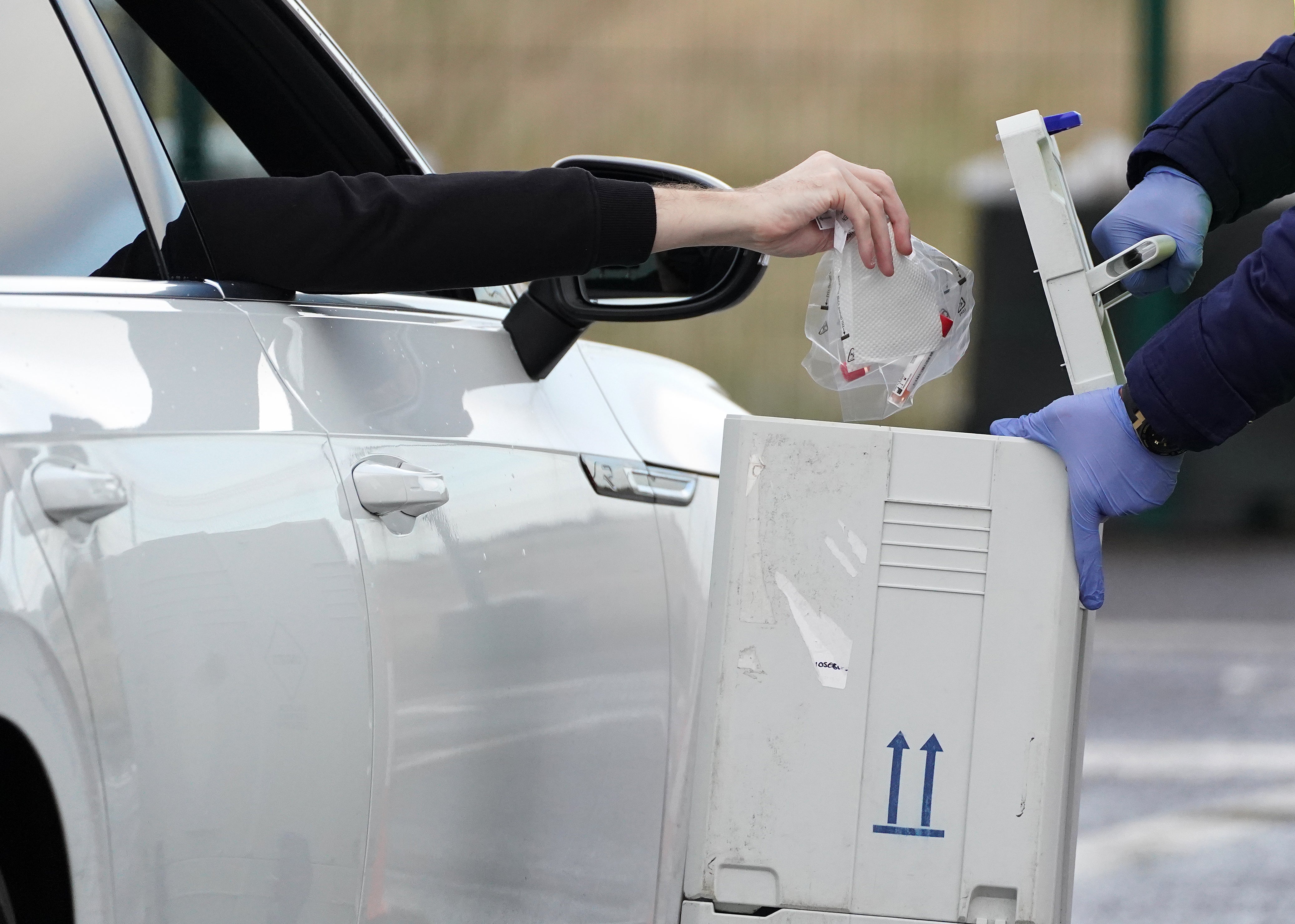 Daily positive cases have reached a new high (Andrew Milligan/PA)