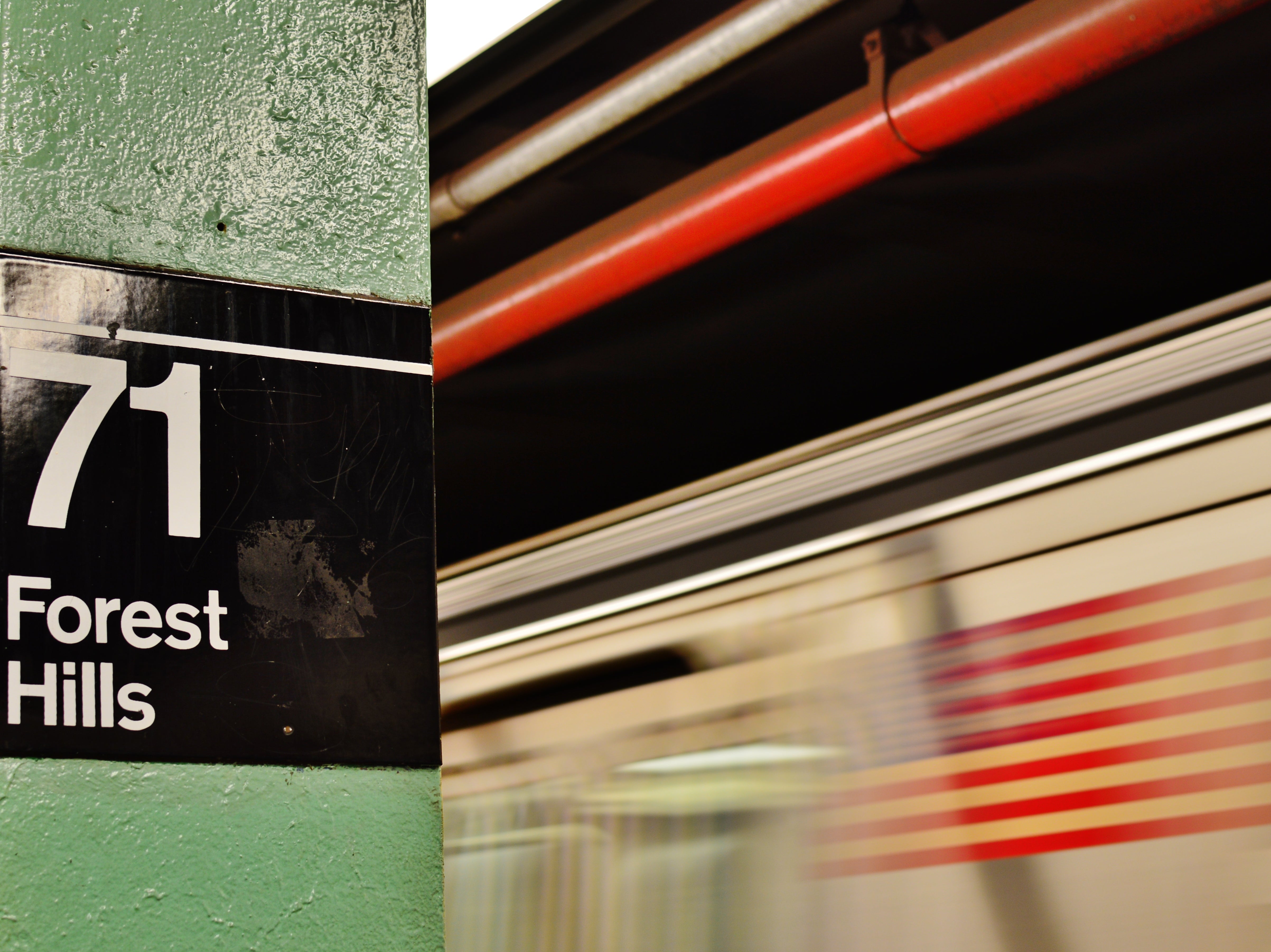 The Forest Hills-71st Avenue train subway station