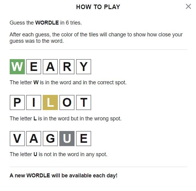 How to play Wordle