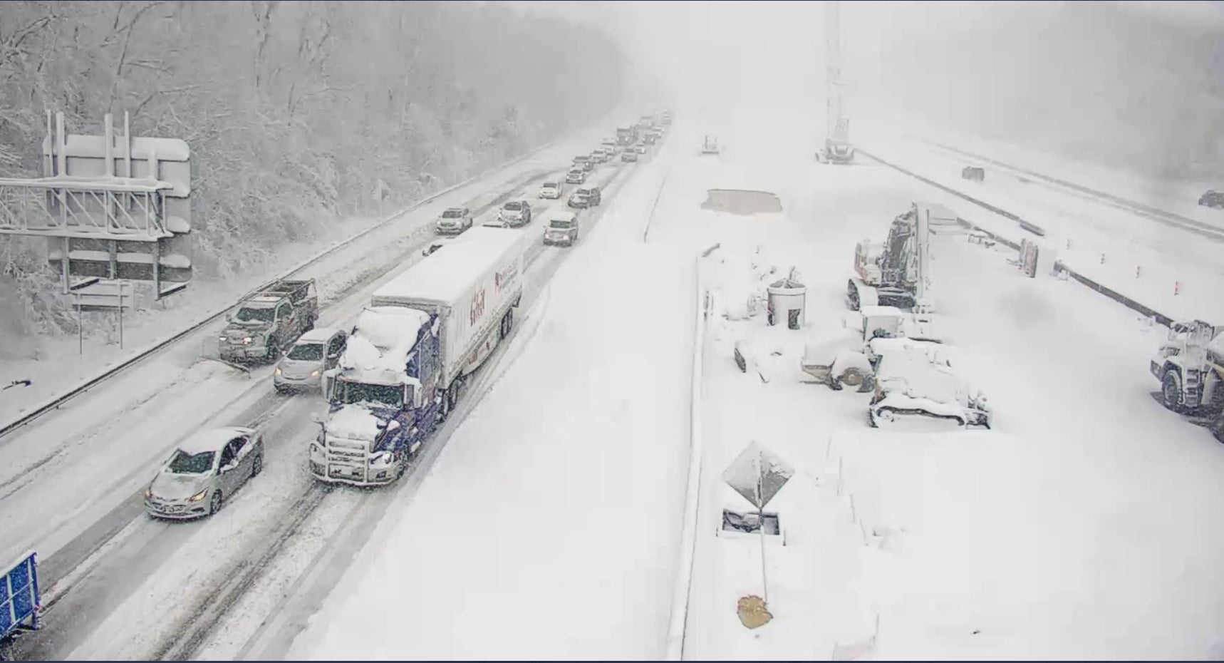 Winter Weather Interstate Shutdown