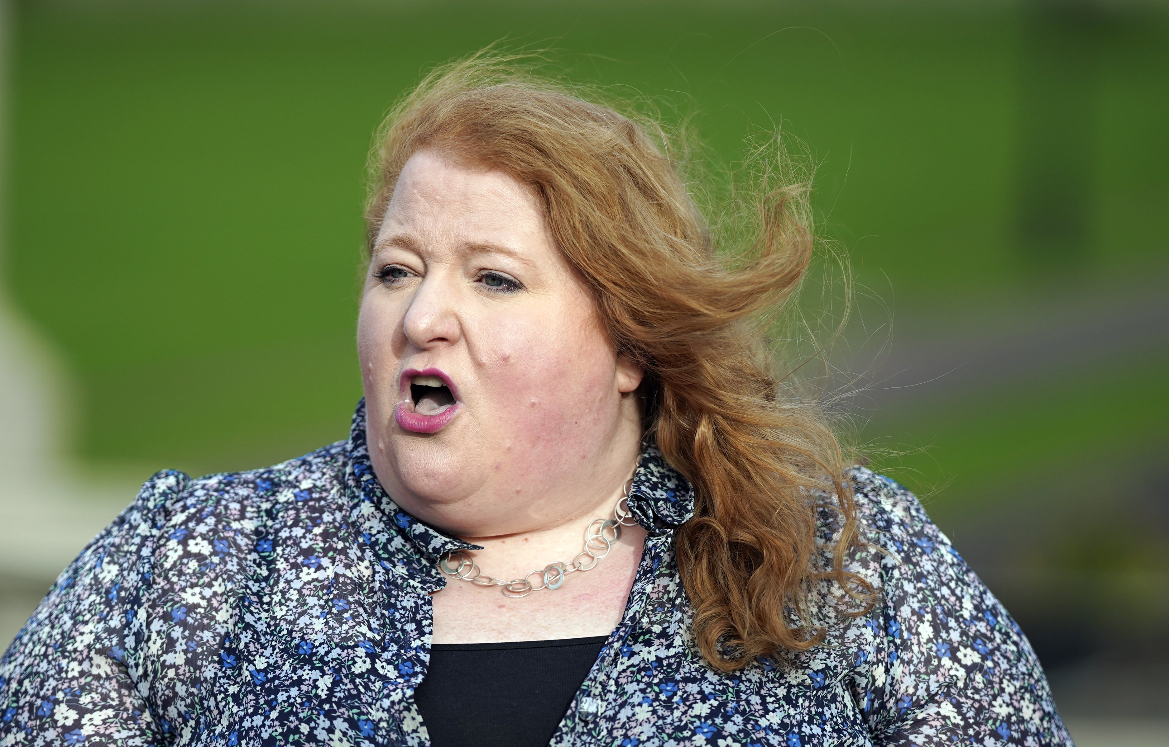 Leader of the Alliance Party Naomi Long said DUP threats to collapse the Stormont Assembly were ’embarrassing’ (Niall Carson/PA)