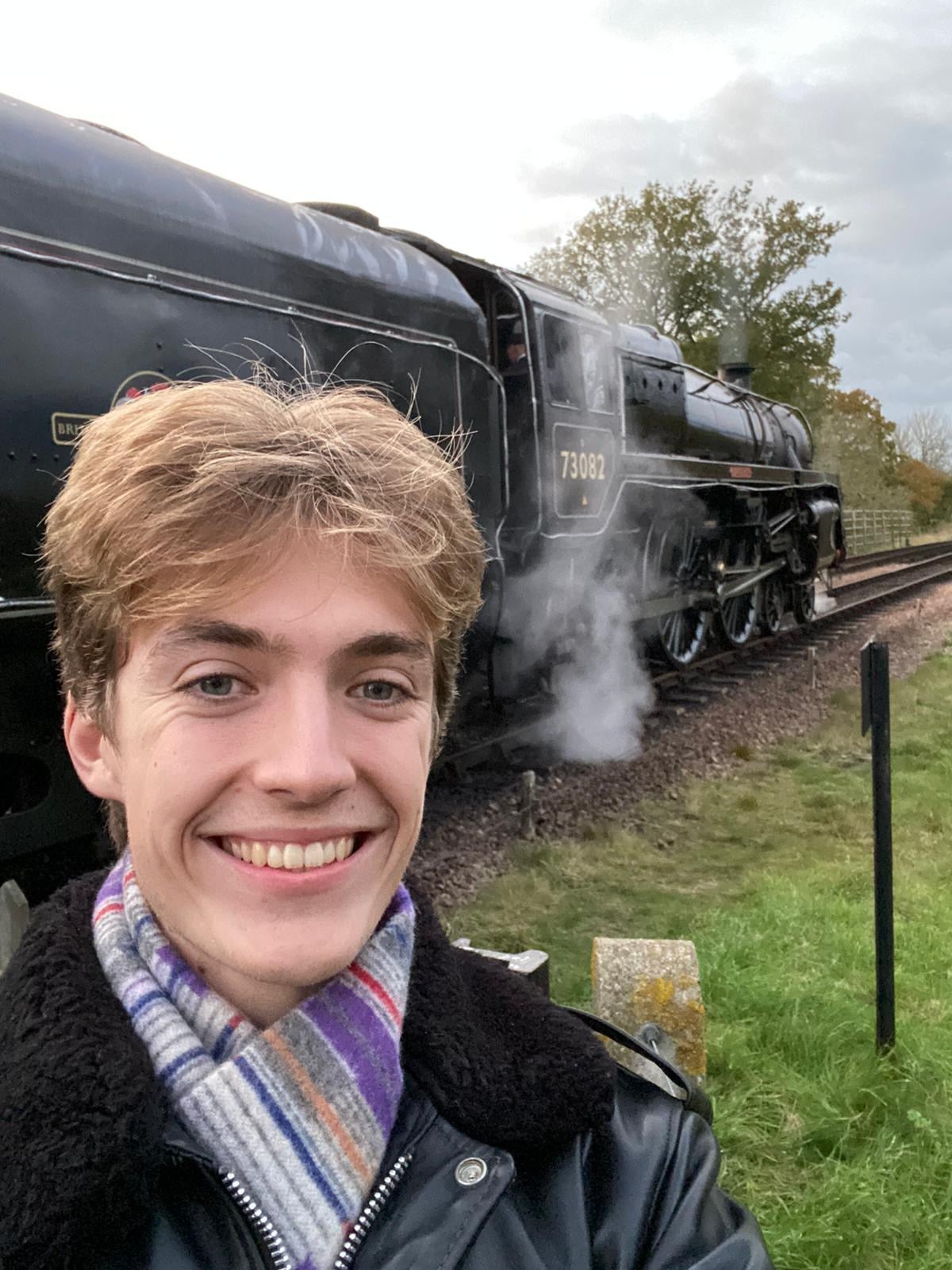 Francis Bourgeois has risen to TikTok fame as a digital content creator with a passion for trains