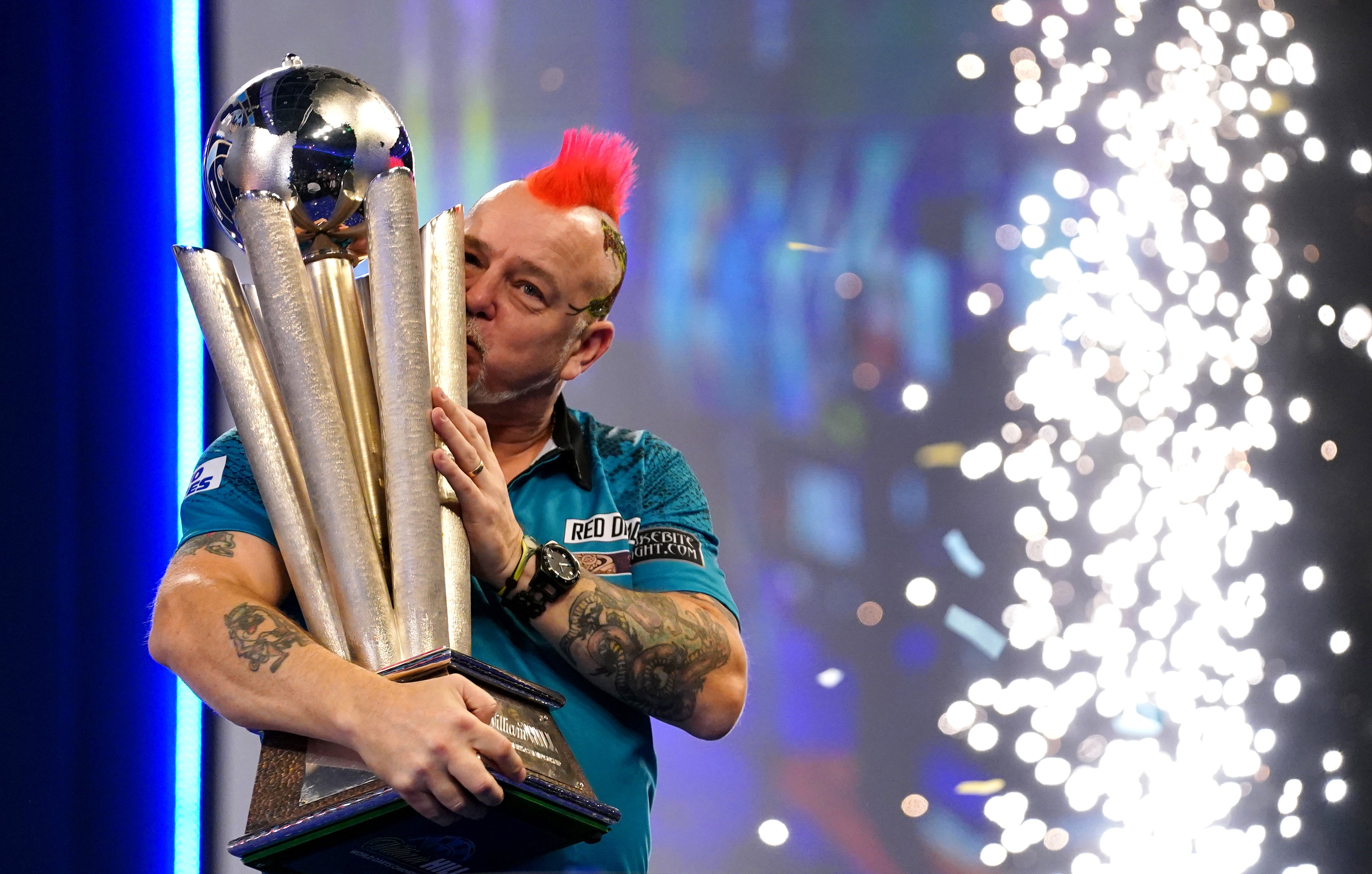 Peter Wright is a two-time world champion (John Walton/PA)