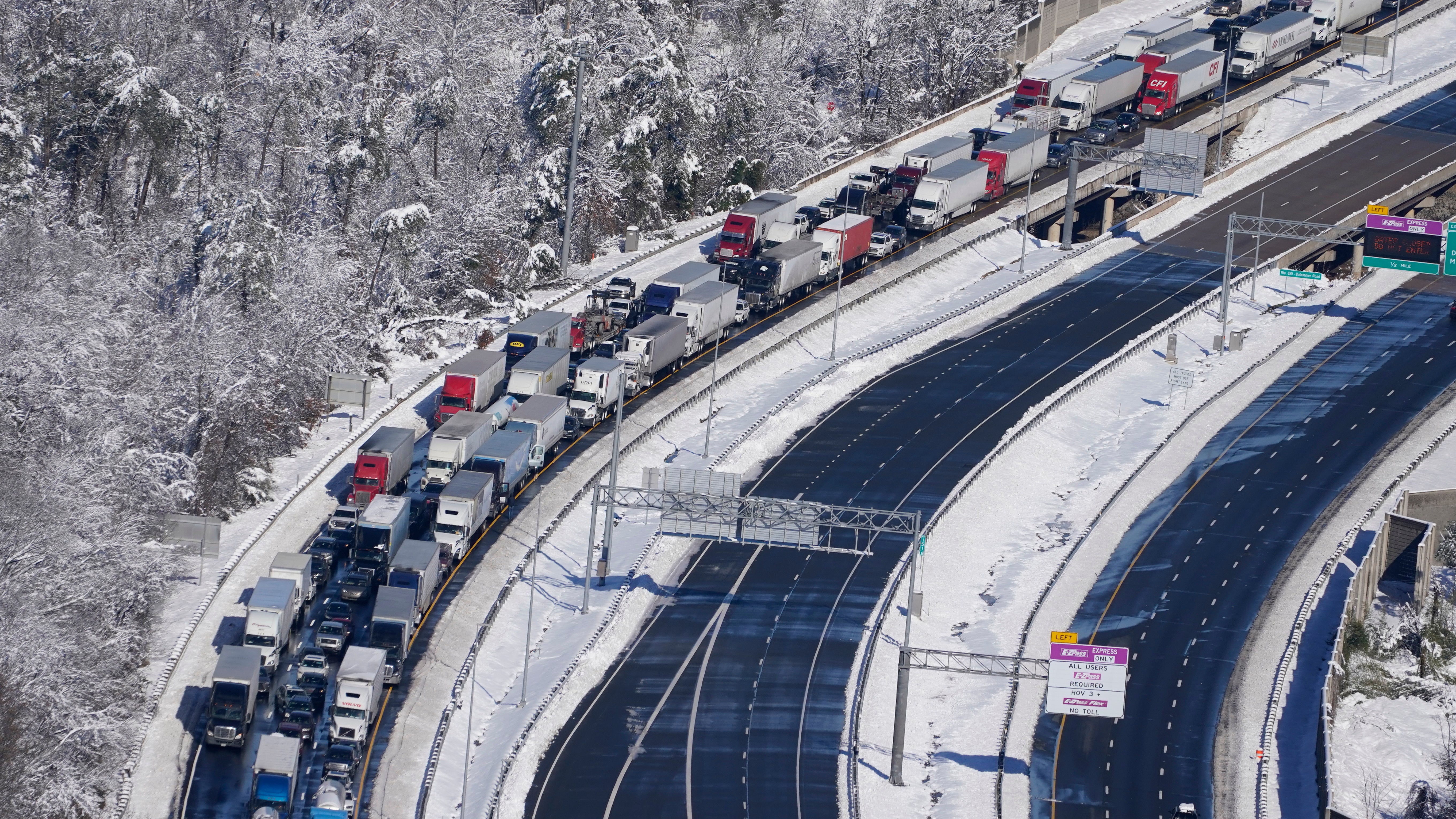 Winter Weather Interstate Shutdown