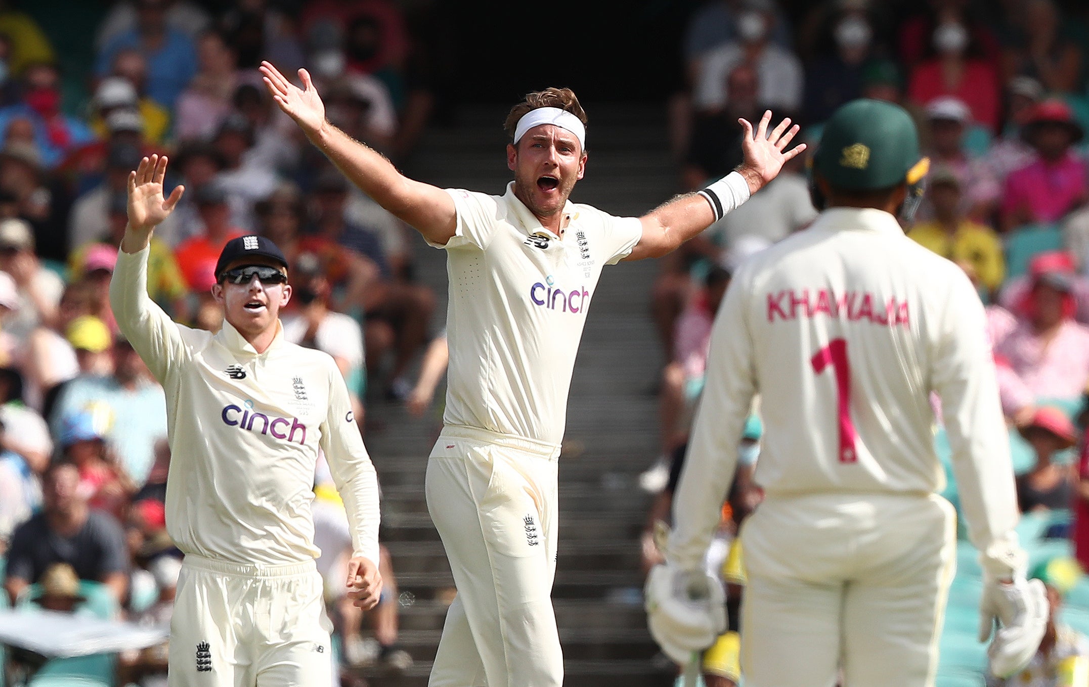 Stuart Broad claimed a five-wicket haul in Sydney