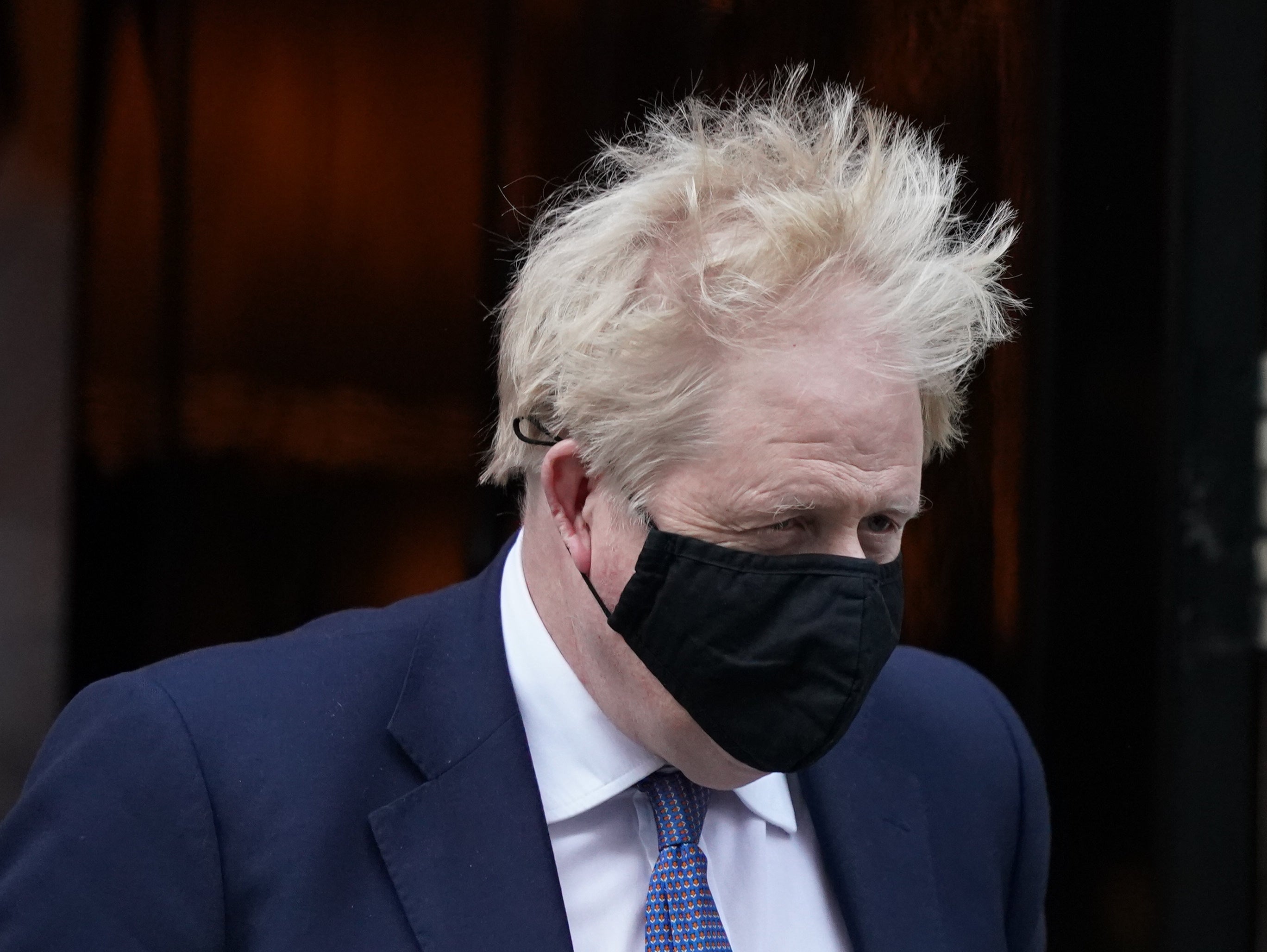 Prime Minister Boris Johnson is reported to have told ministerial standards adviser Lord Geidt that he did not disclose messages exchanged with a Tory donor about his flat refurbishment because they were on an old phone (Dominic Lipinski/PA)