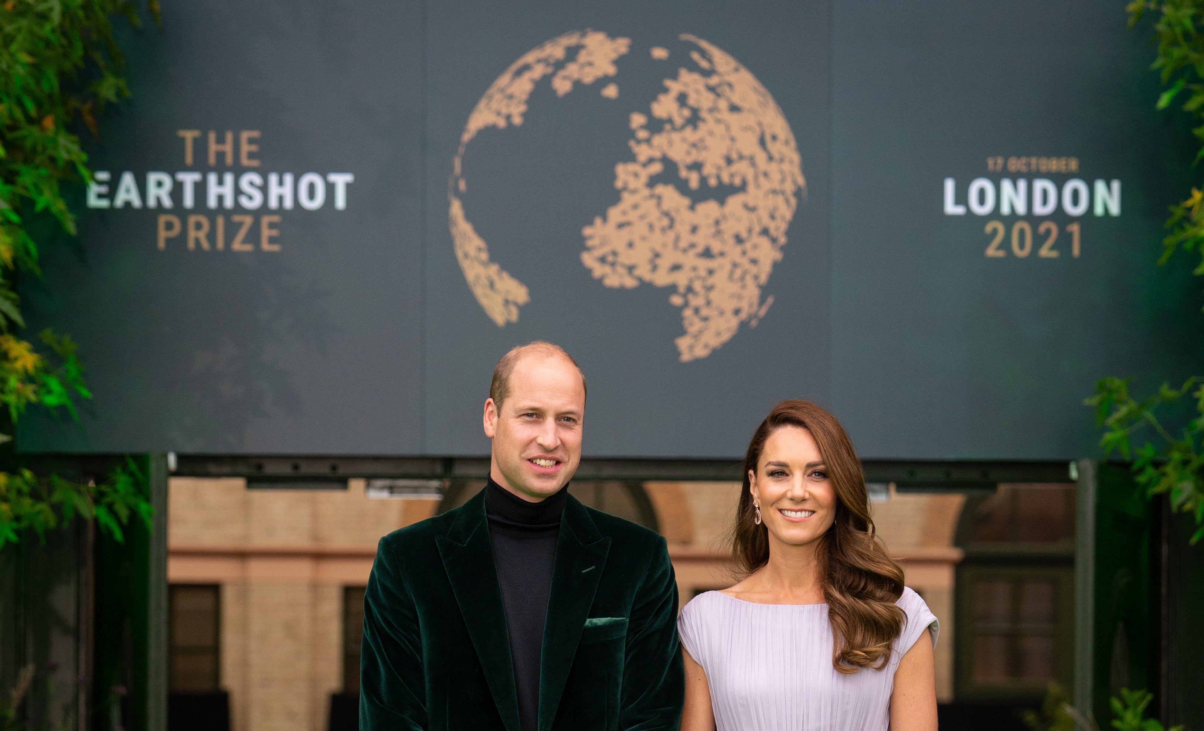 The Duke and Duchess of Cambridge at the Earthshot ceremony in October (Dominic Lipinski/PA)