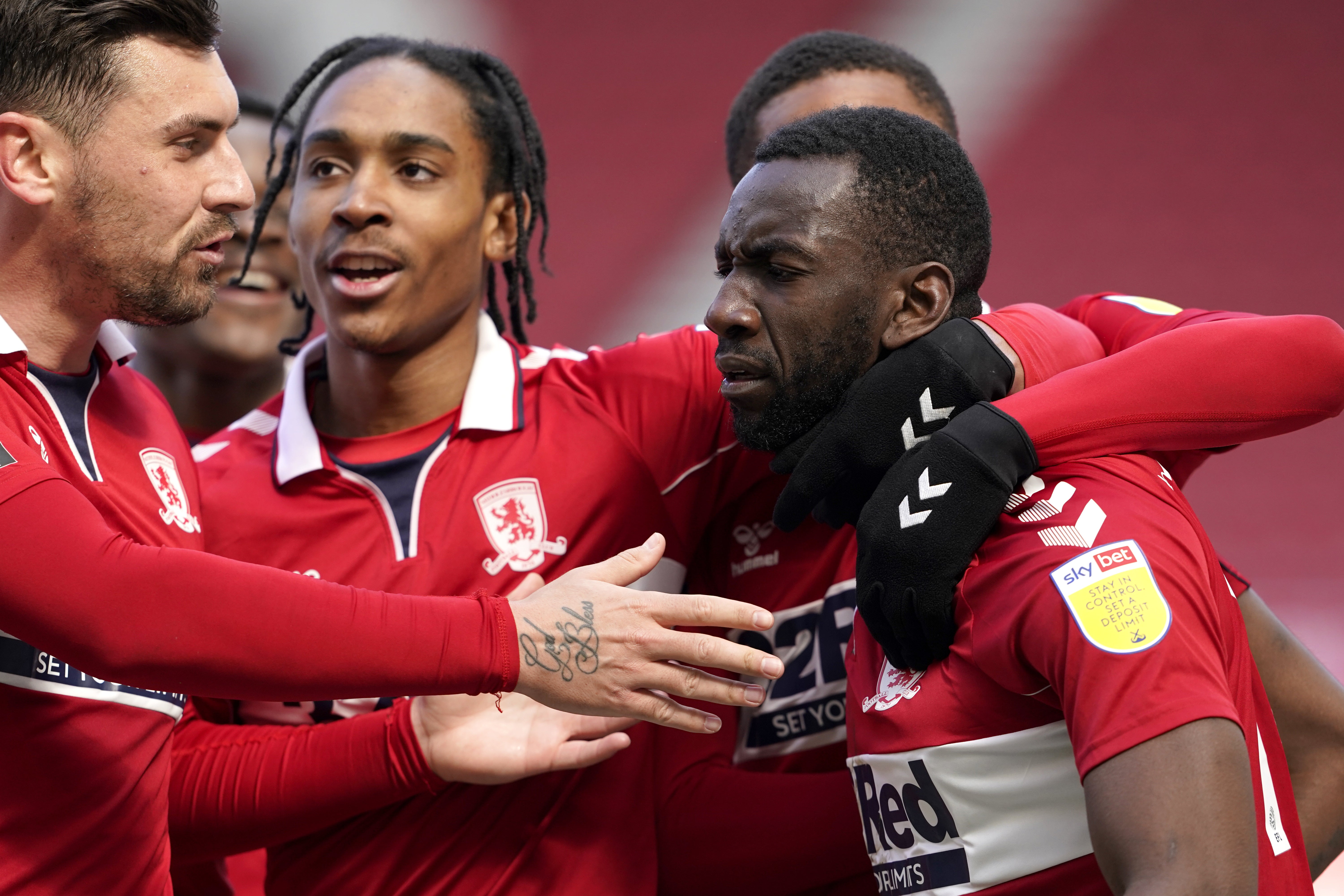 Yannick Bolasie, right, was targeted with racist abuse by Kirk Thompson (PA)