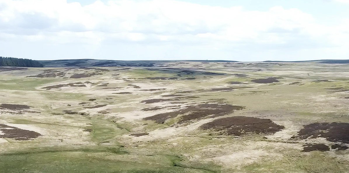 Benshaw Moor, a remote and wild upland site in the Rede Valley, Northumberland