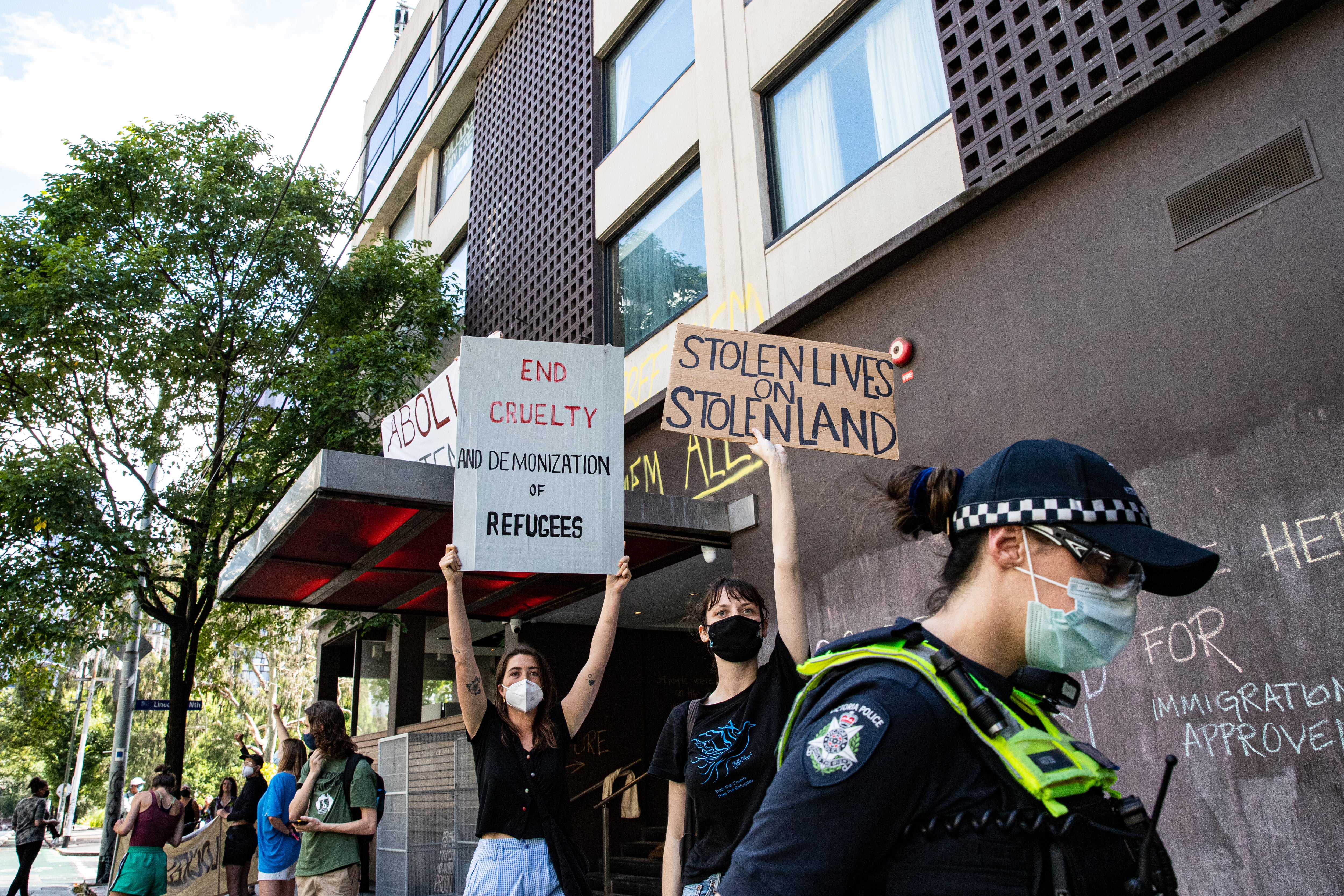 Djokovic is currently being detained in the Park Hotel Melbourne