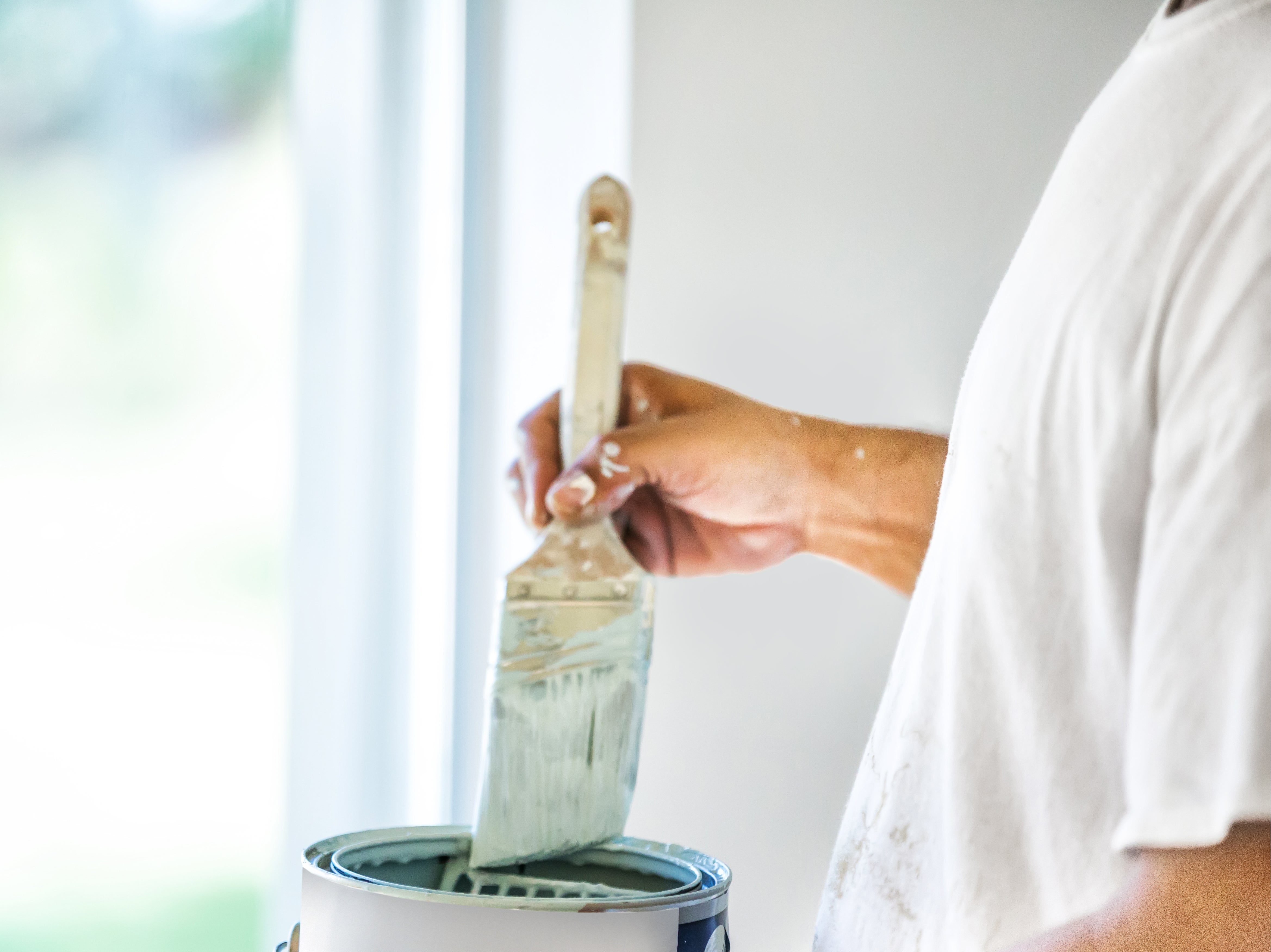 Most UK homes have stockpile of leftover paint, survey finds