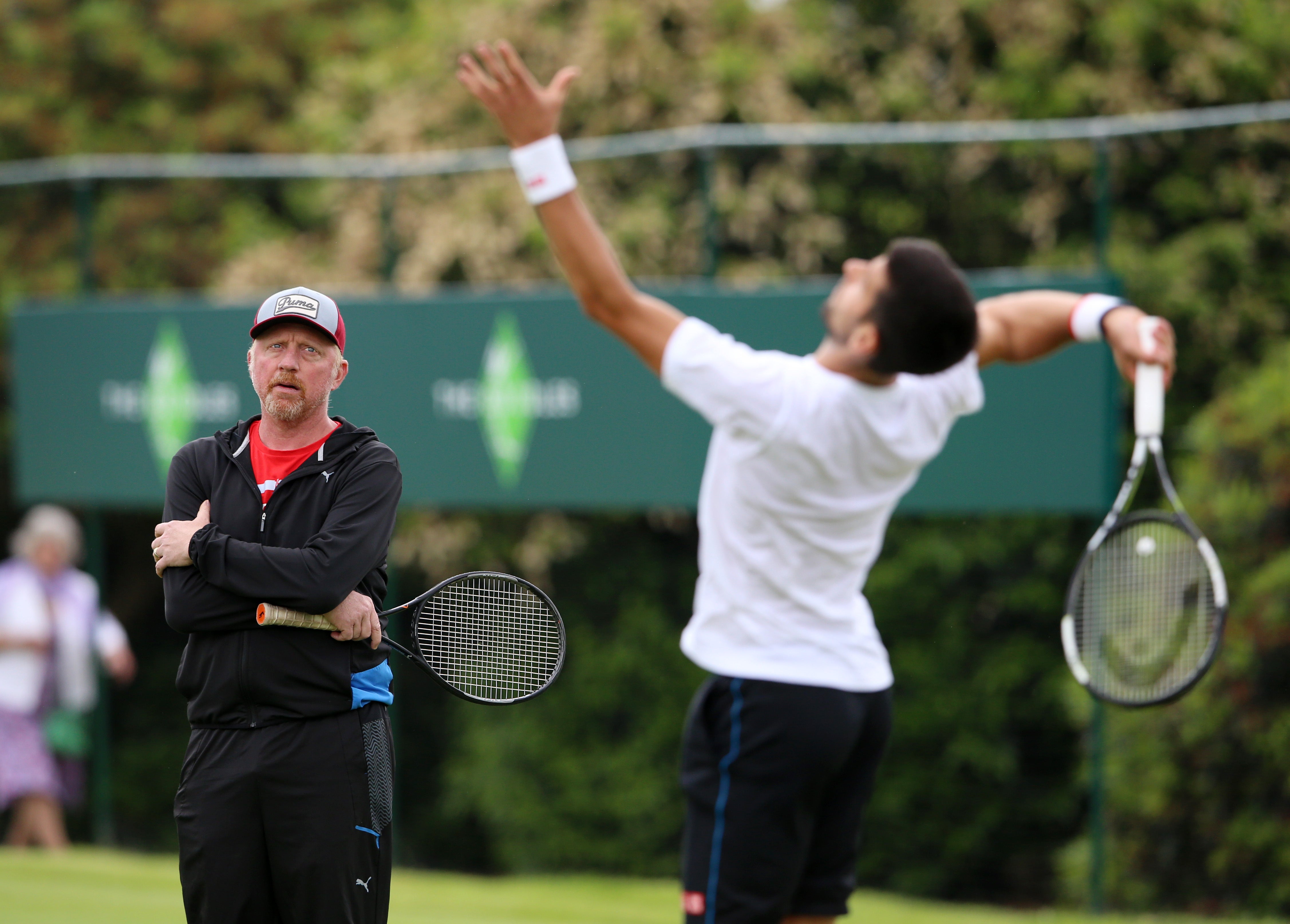 Boris Becker enjoyed a successful coaching partnership with Novak Djokovic (Scott Heavey/PA)