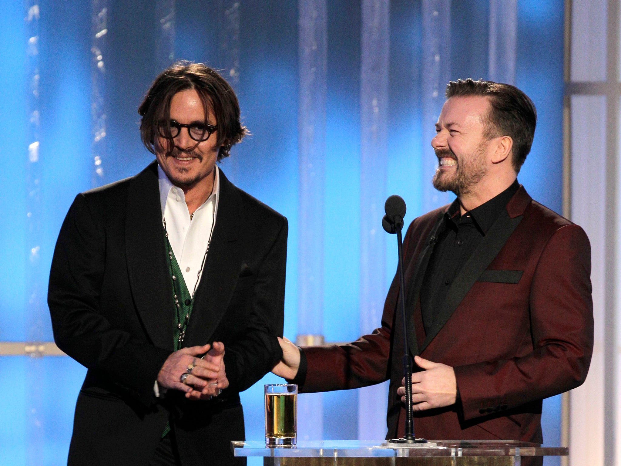 Ricky Gervais poked fun at Johnny Depp for his performance in ‘The Tourist’