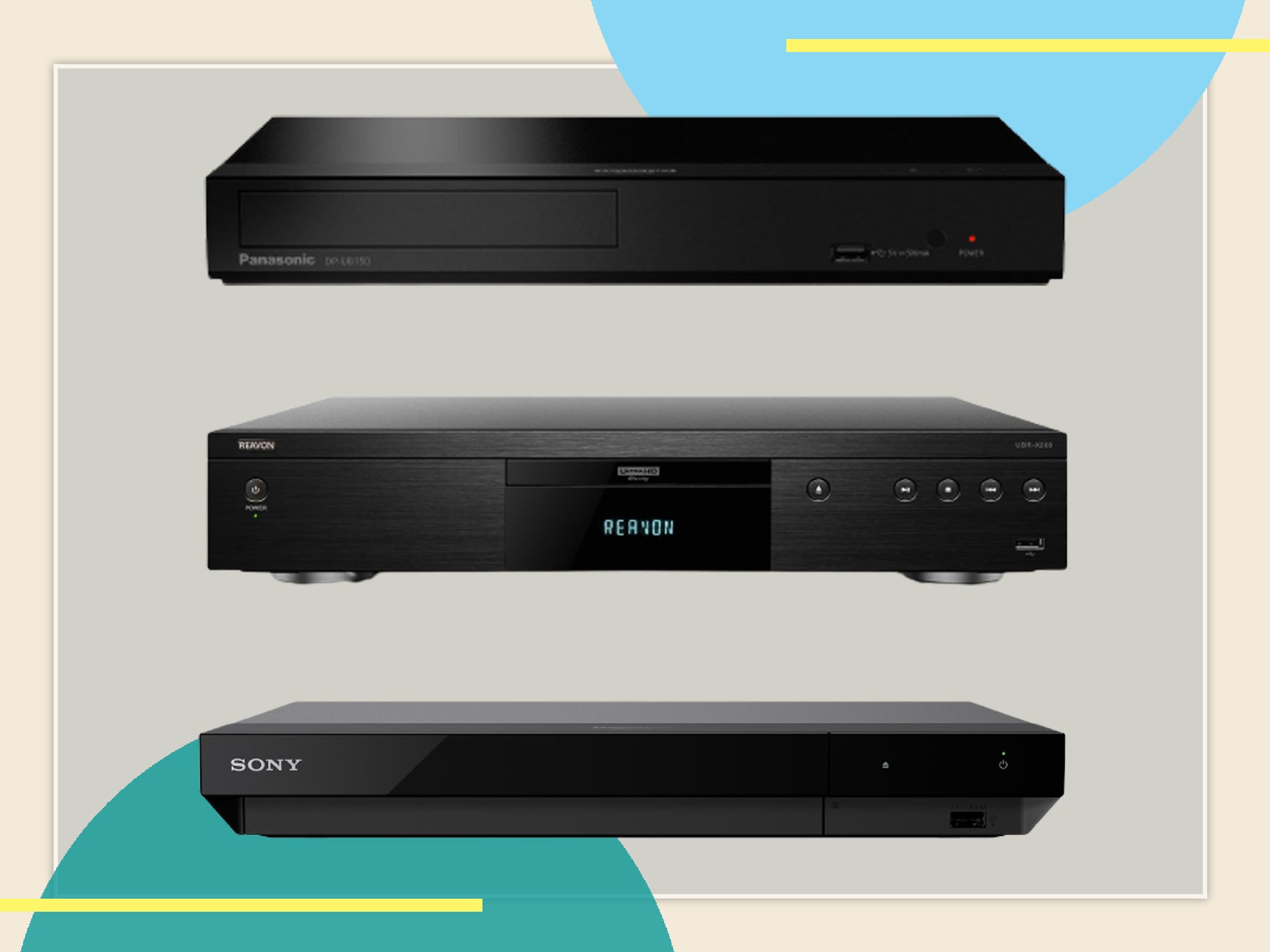 Switch on to unparalleled audio and image quality, 3D viewing and even DVD and CD playing