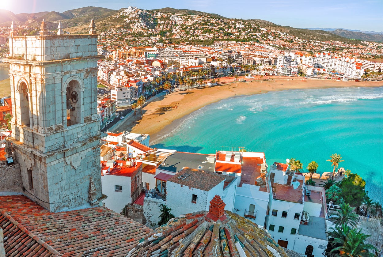 Views from Peñíscola in Castellón, Spain