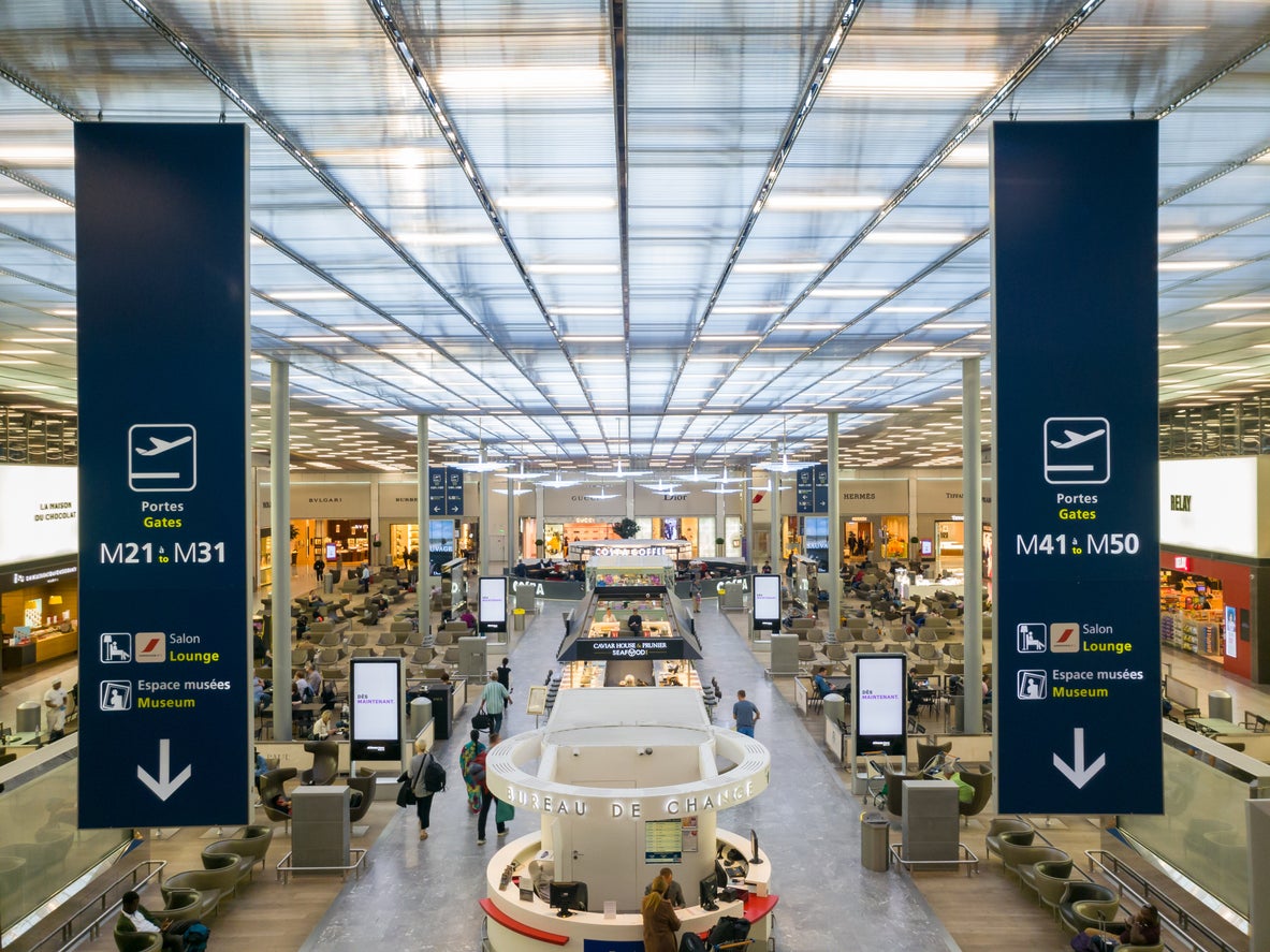 Paris’s Charles de Gaulle airport