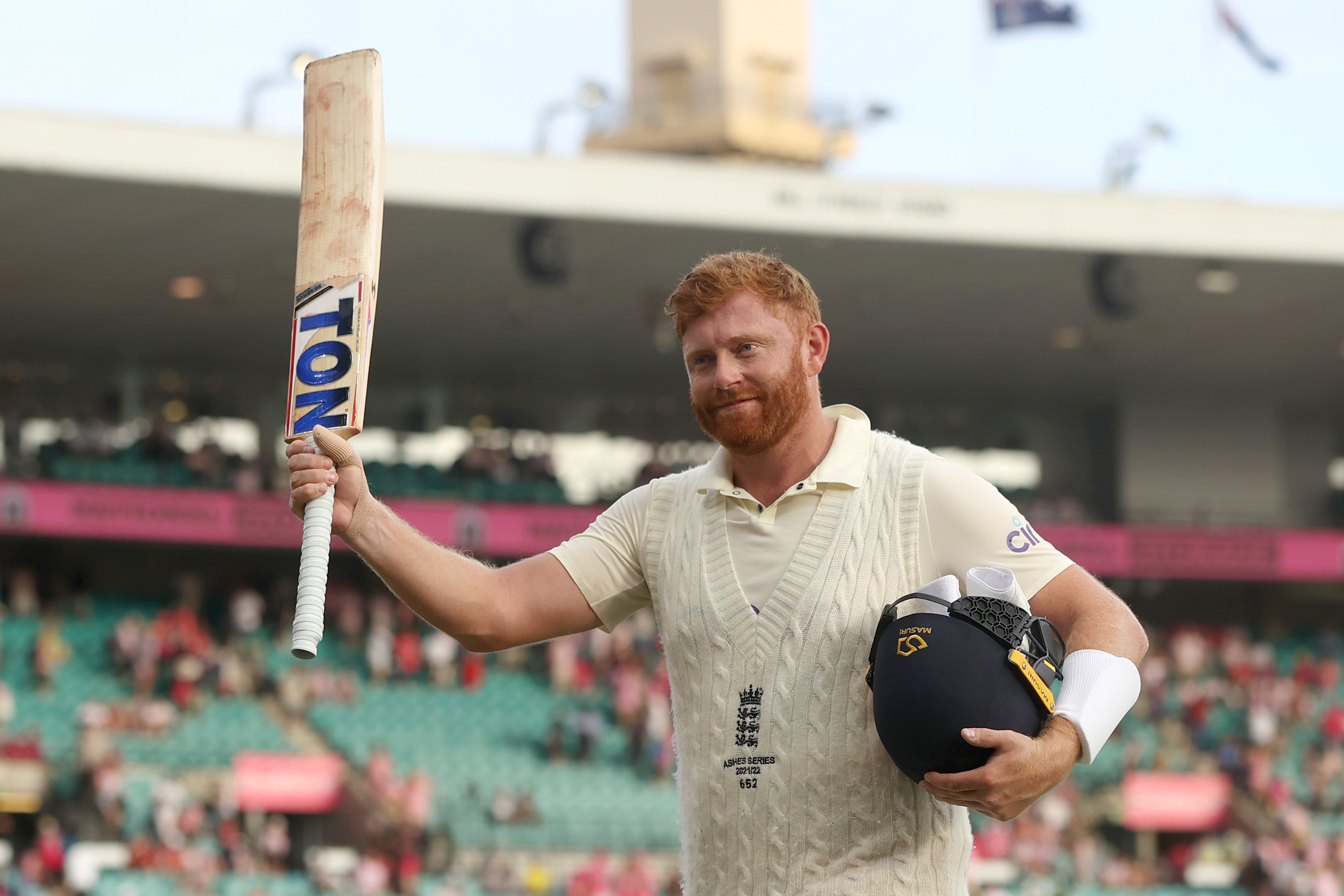 Jonny Bairstow hit a century in the fourth Ashes Test