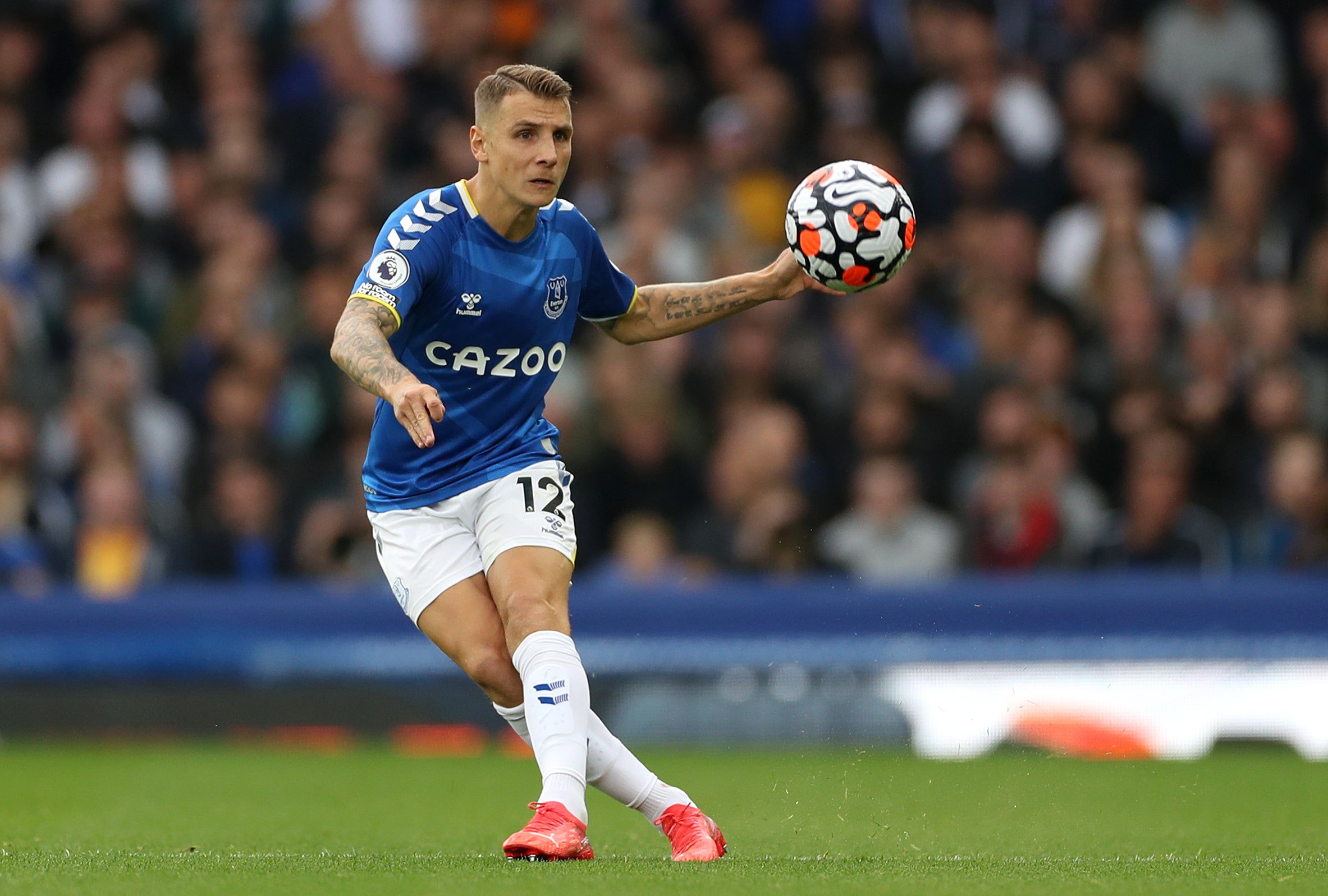 Lucas Digne has fallen out of favour at Goodison Park