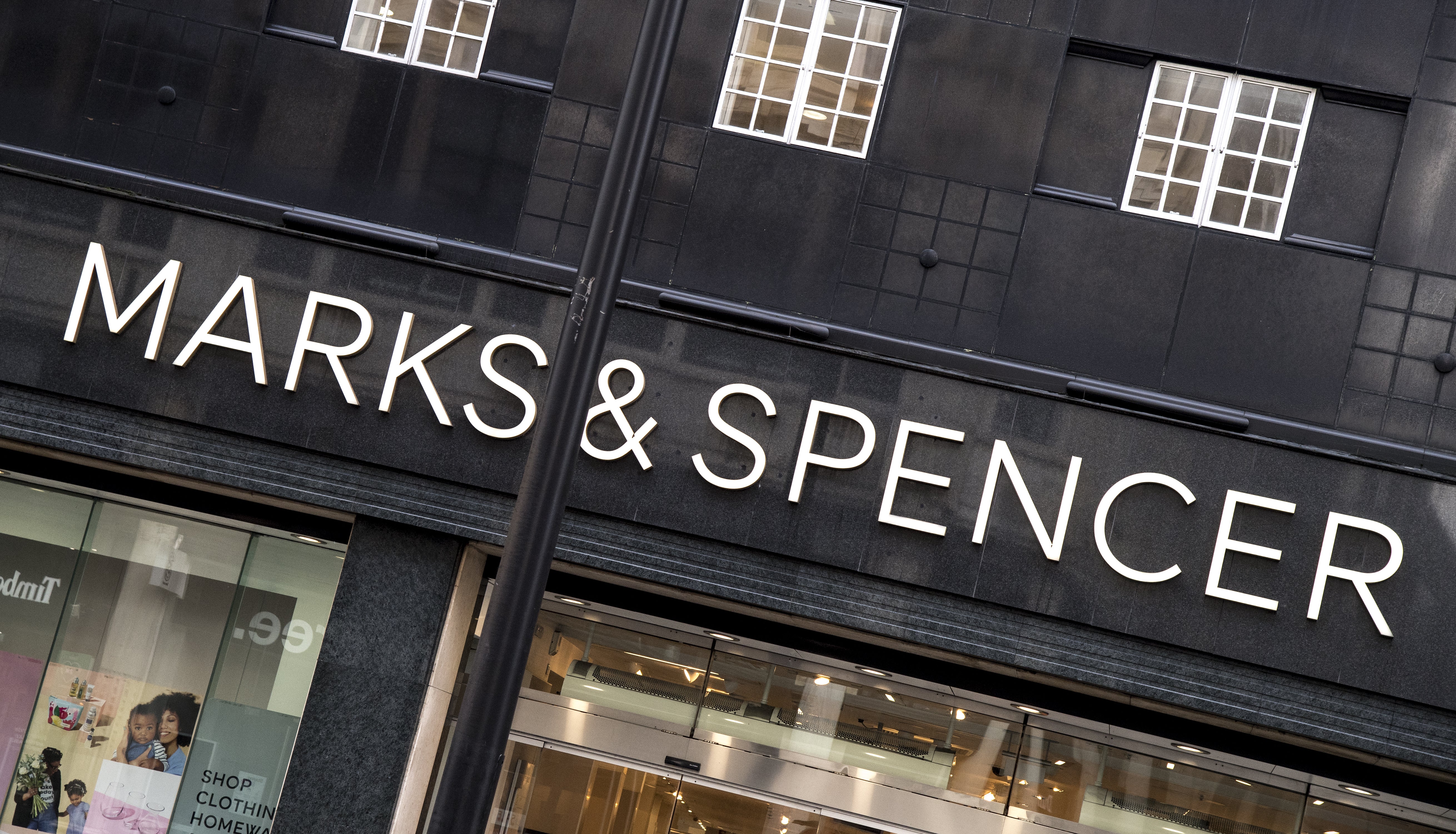 A Marks & Spencer store in London as the retailer gets set to reveal its latest trading figures (PA)