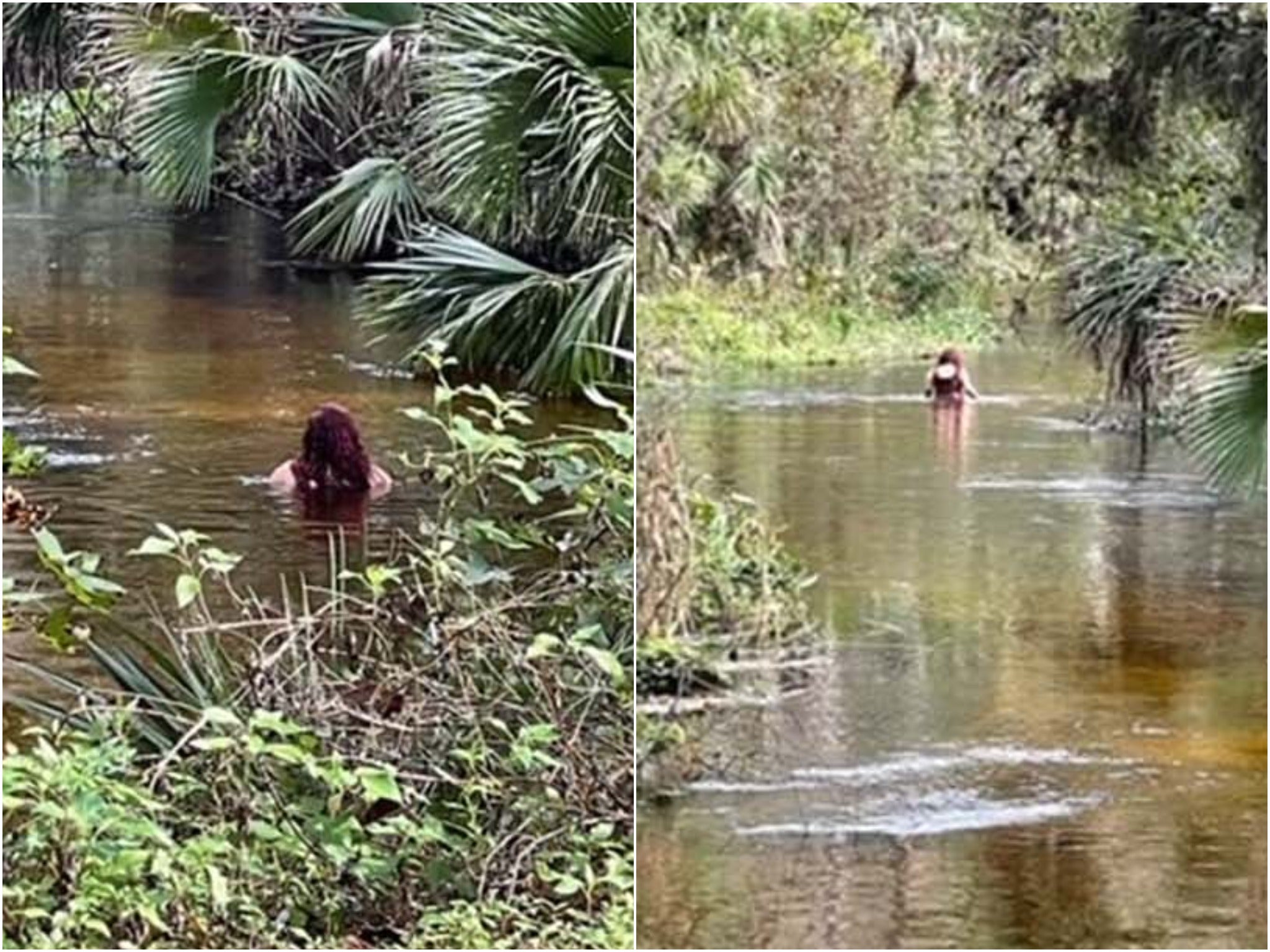 Paola Miranda-Rosa can be seen in photos taken by hikers on 18 December