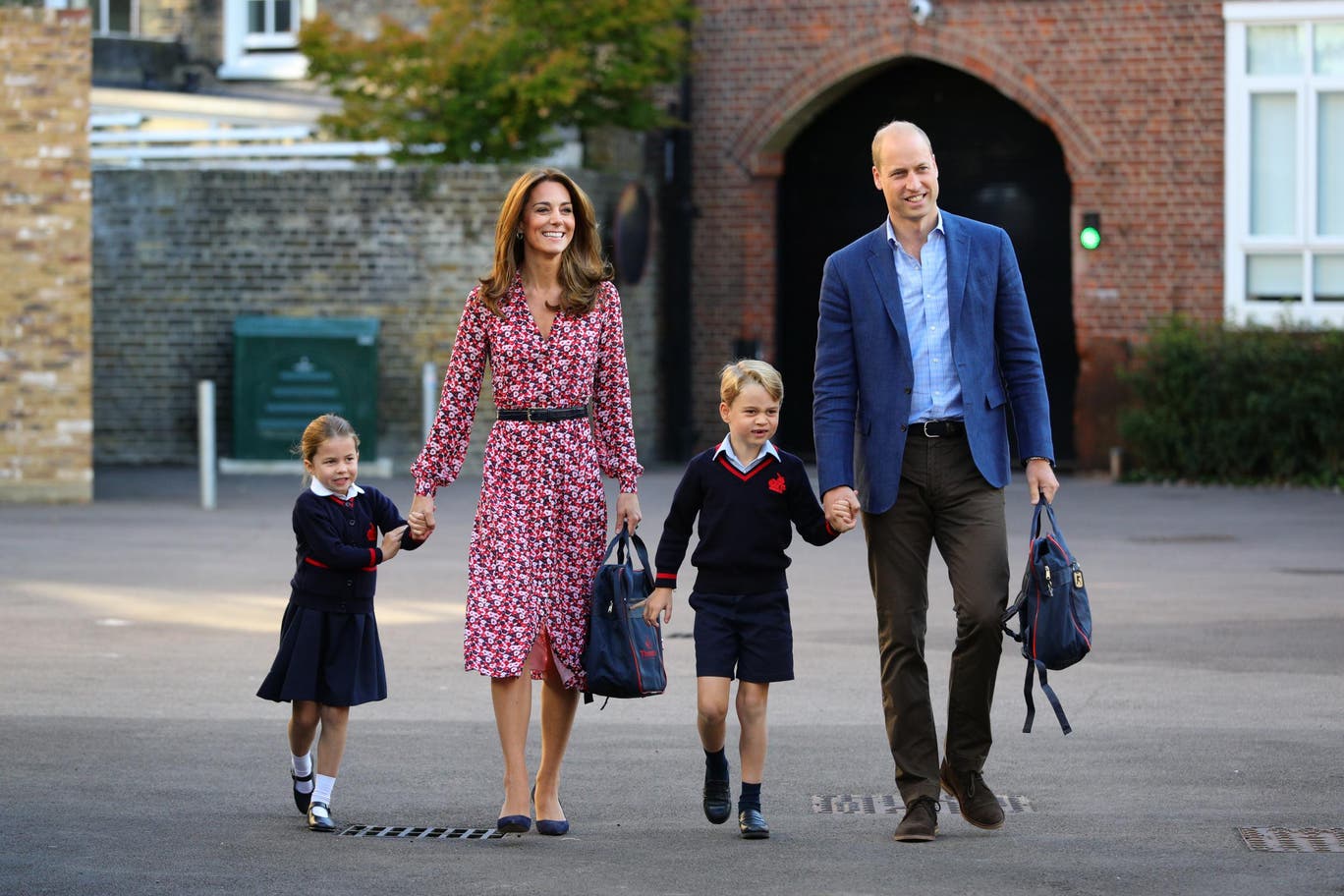 Princess Charlotte’s first day of school