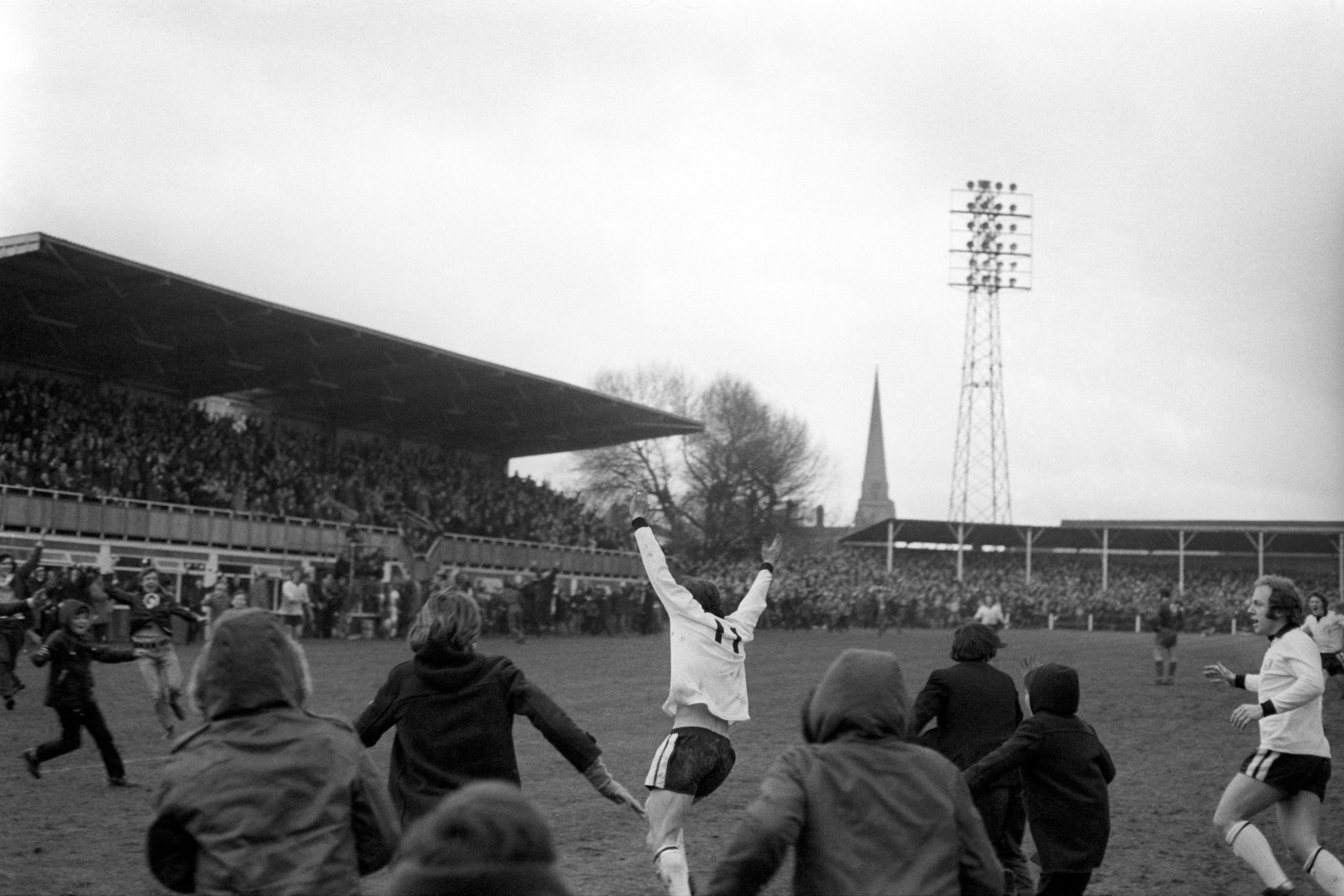 Ronnie Radford’s memorable strike in an FA Cup replay helped Hereford sink Newcastle and sparked a pitch invasion