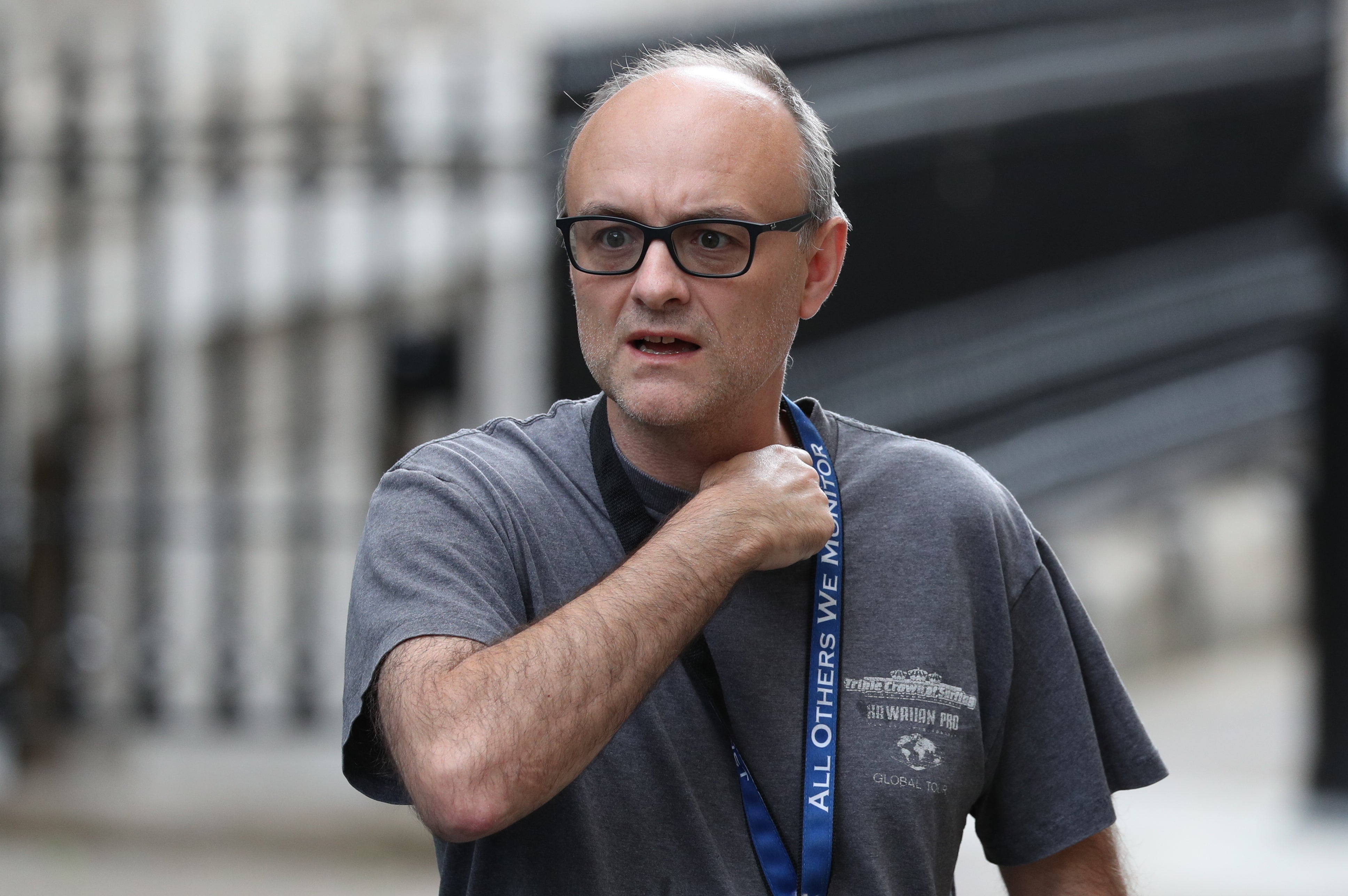 Dominic Cummings in Downing Street (Jonathan Brady/PA)