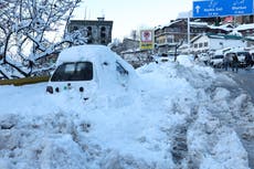 Pakistan snow storm: 10 children among 22 dead after sudden snowfall traps drivers on mountain road