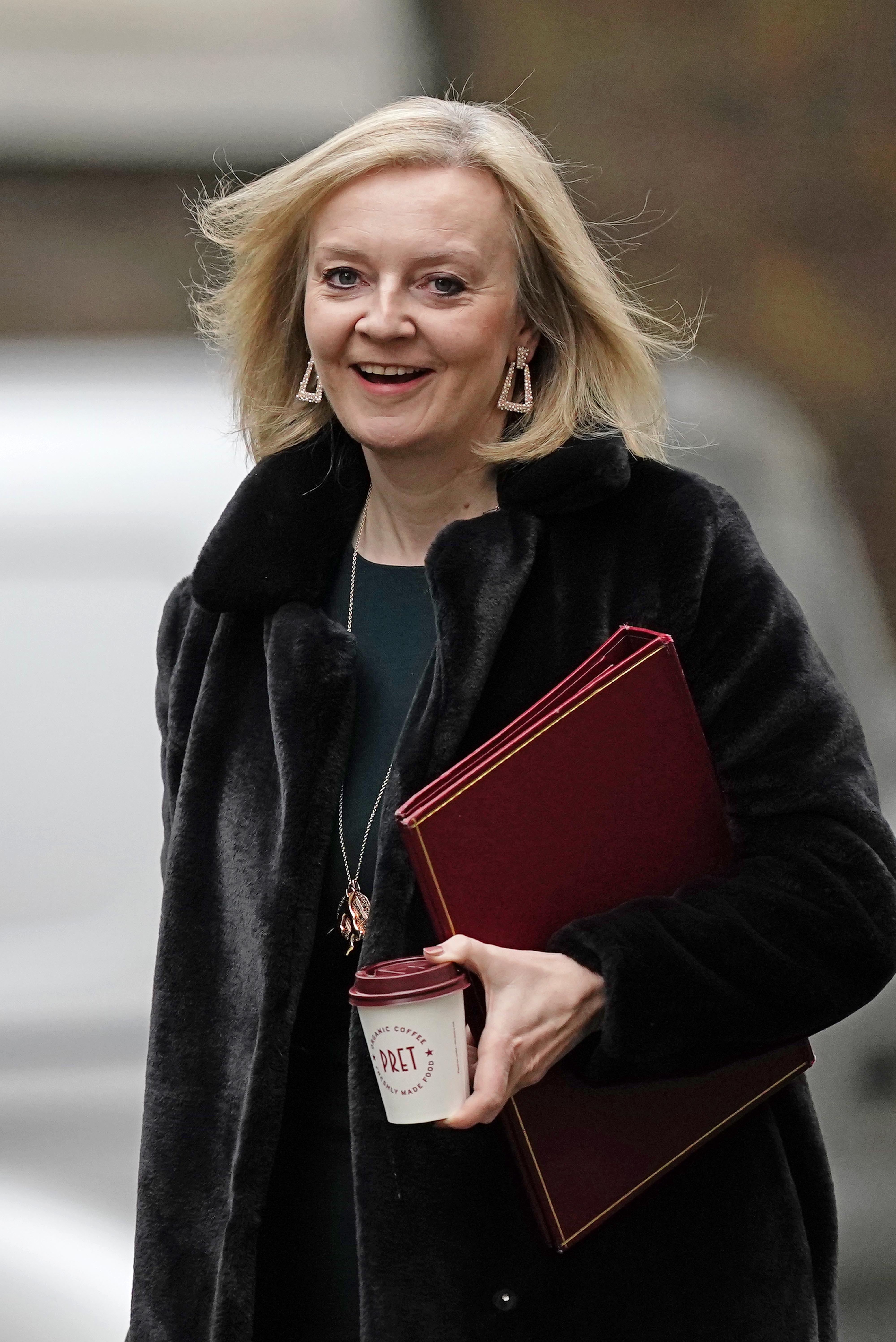 Foreign Secretary Liz Truss has said she is ‘willing’ to invoke Article 16 if agreement is not reached in post-Brexit talks between the UK and the EU (Aaron Chown/PA)