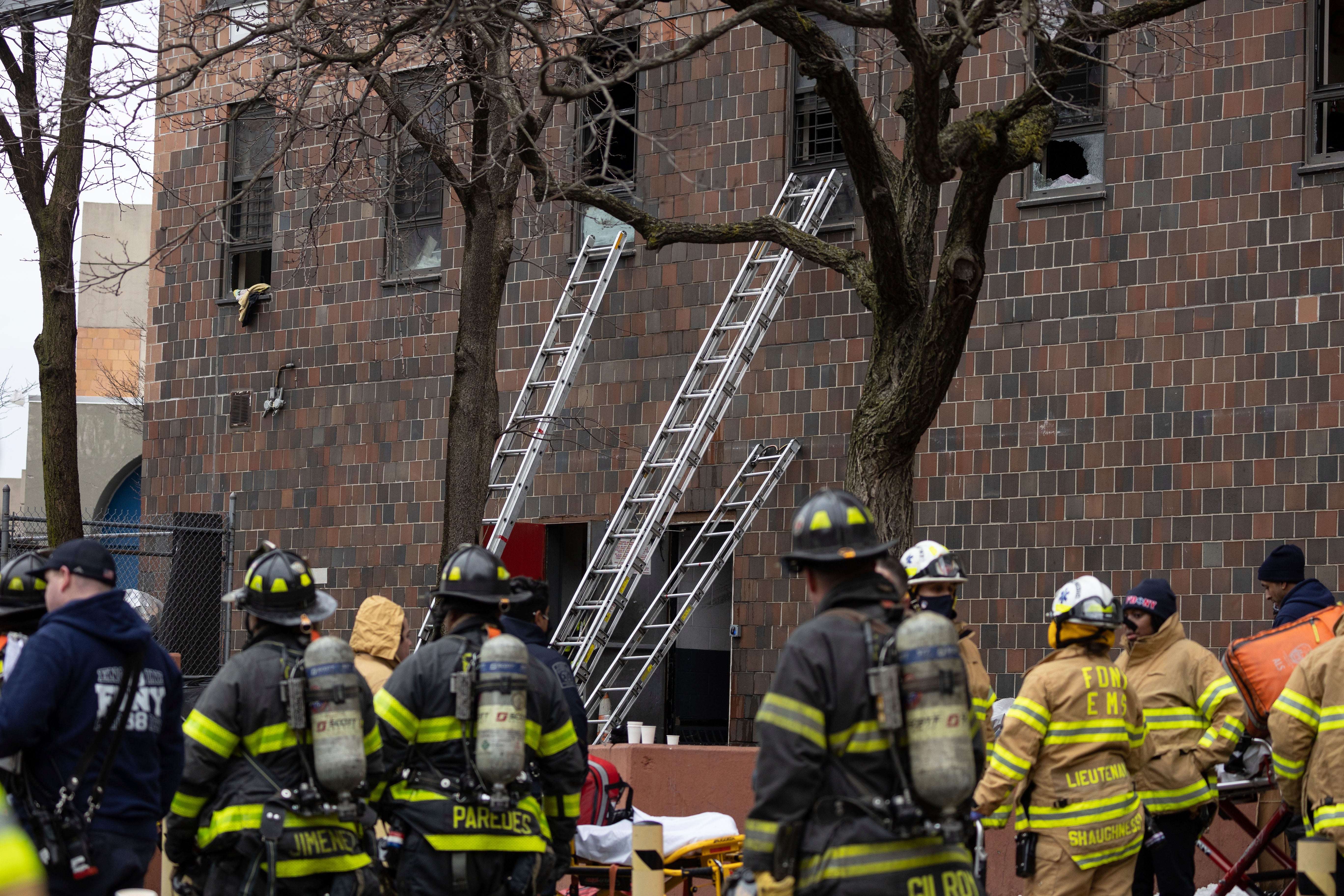 Apartment Building Fire